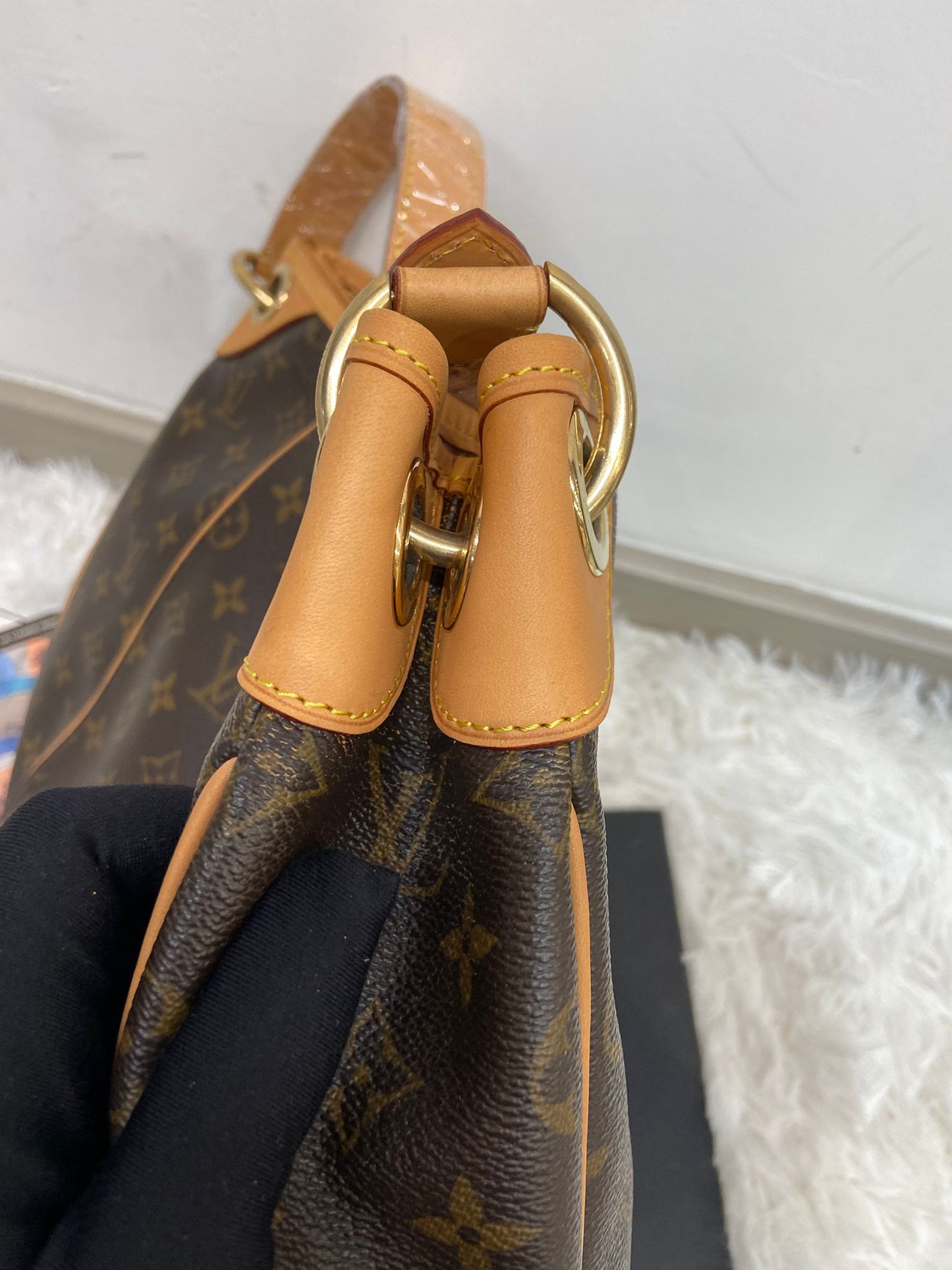 Lv 金牌南瓜hobo tote bag