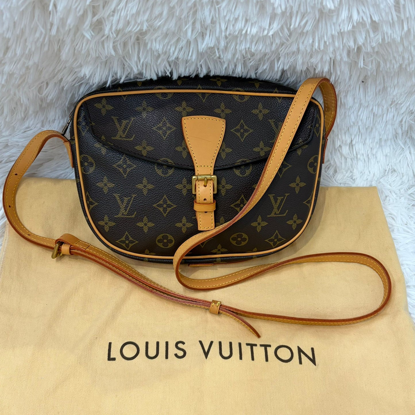 LV 老花馬鞍包