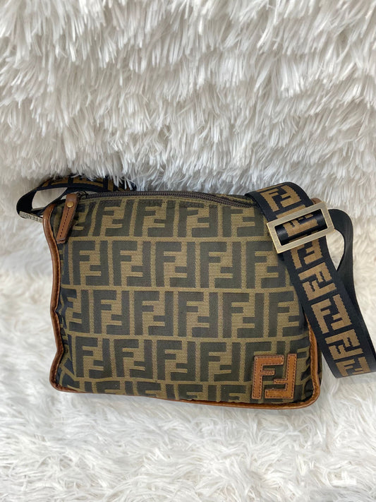 FENDI FF 老花 斜孭袋