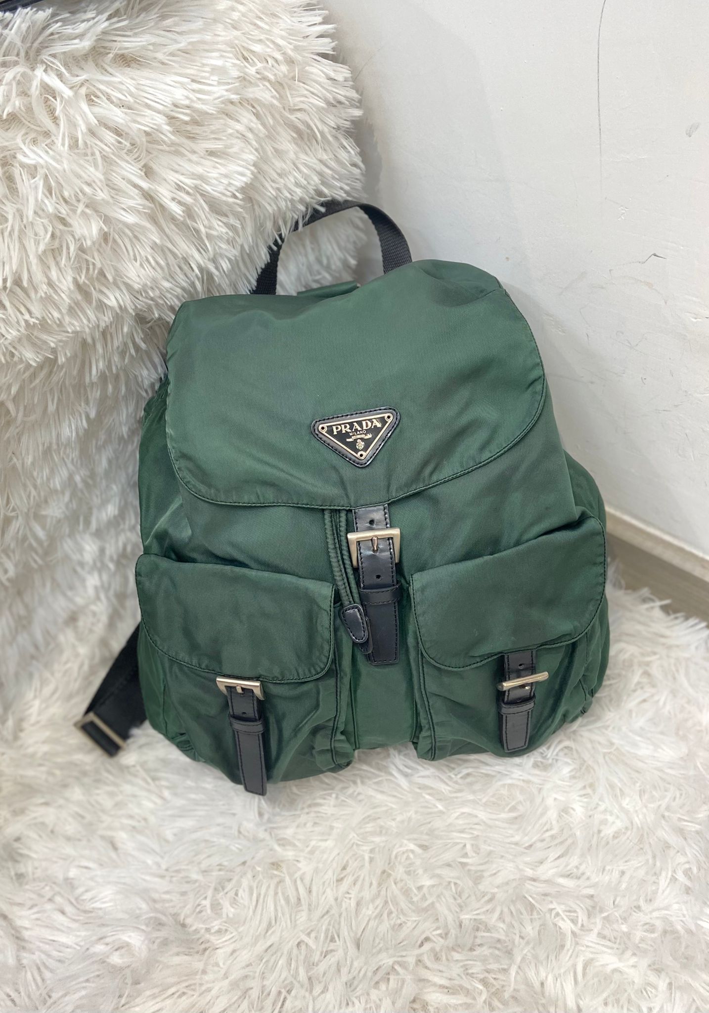 Prada nylon backpack