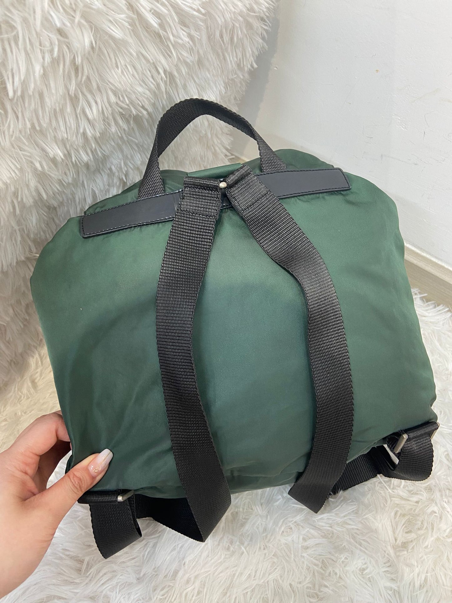 Prada nylon backpack