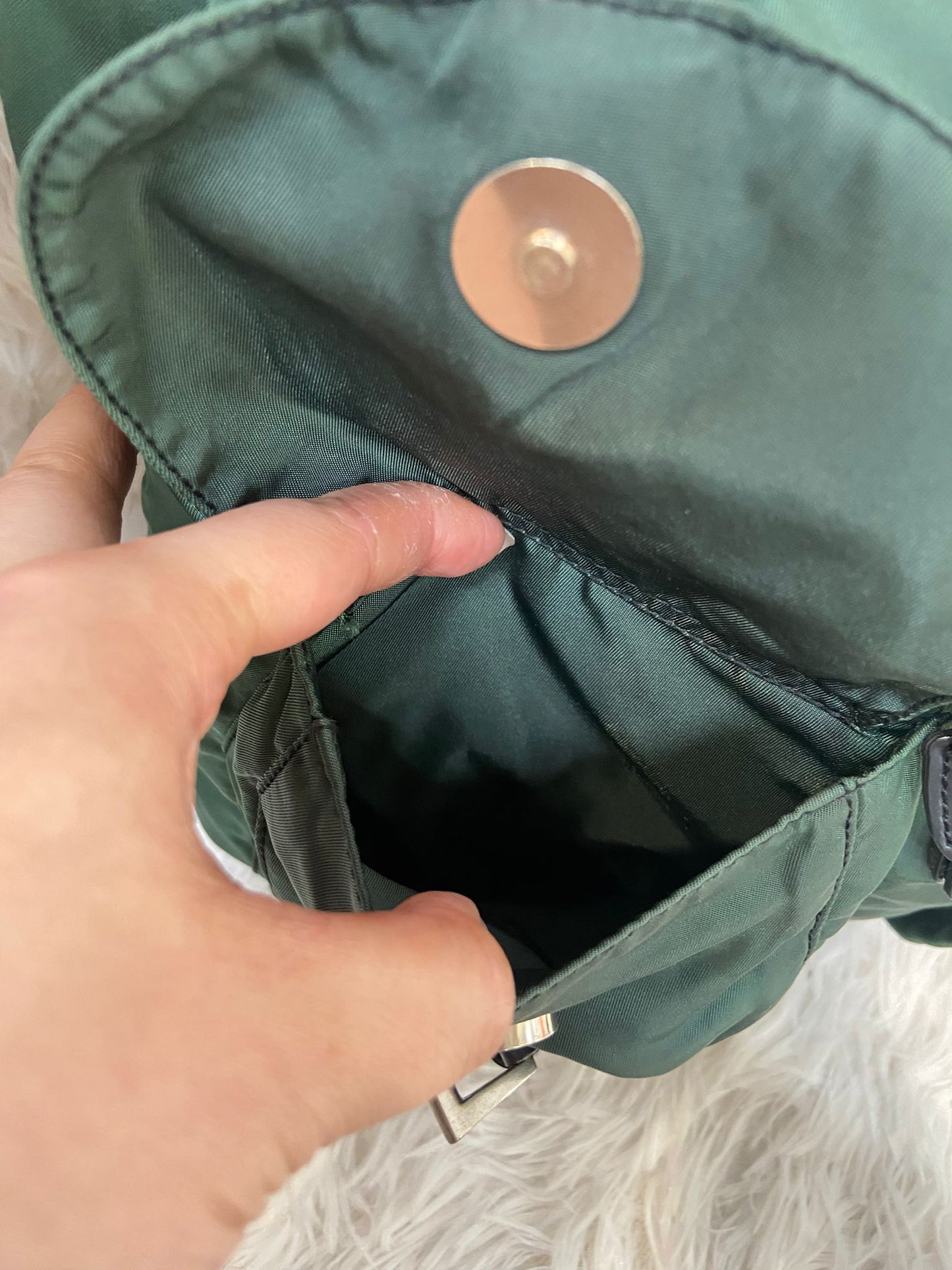 Prada nylon backpack