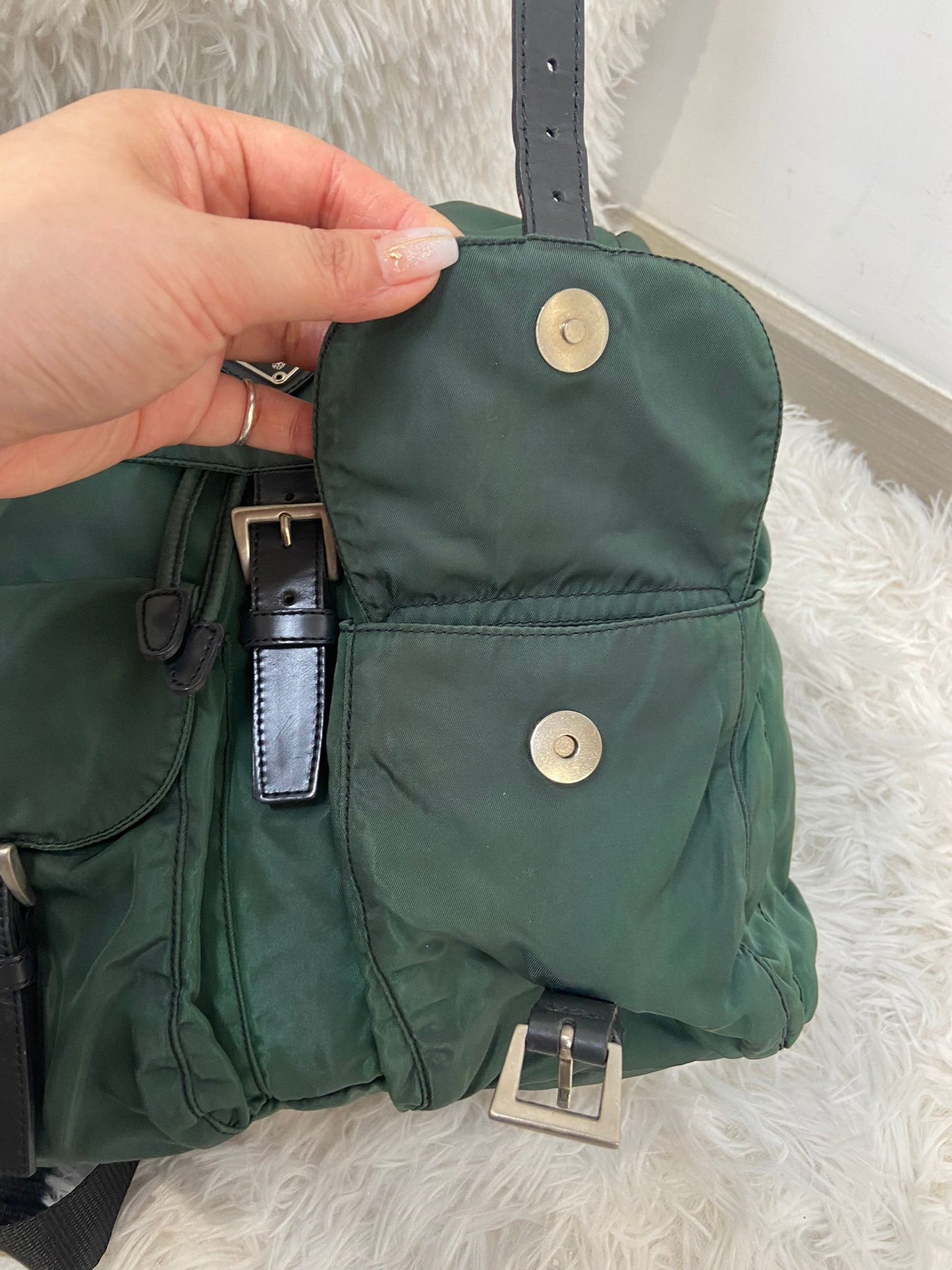 Prada nylon backpack