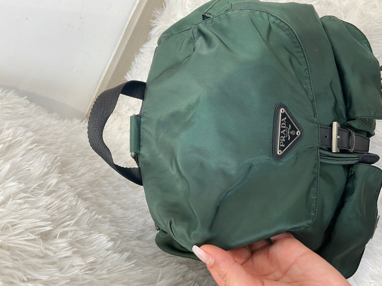 Prada nylon backpack