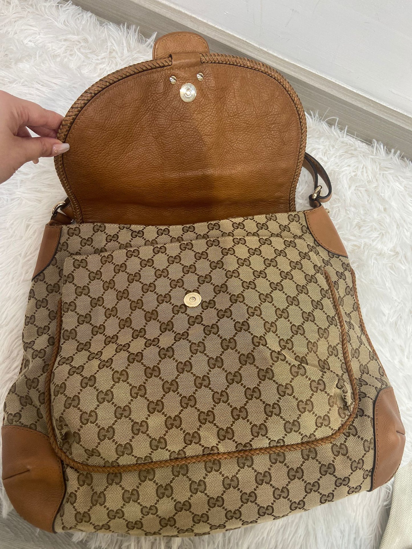 Gucci 流蘇 hobo bag
