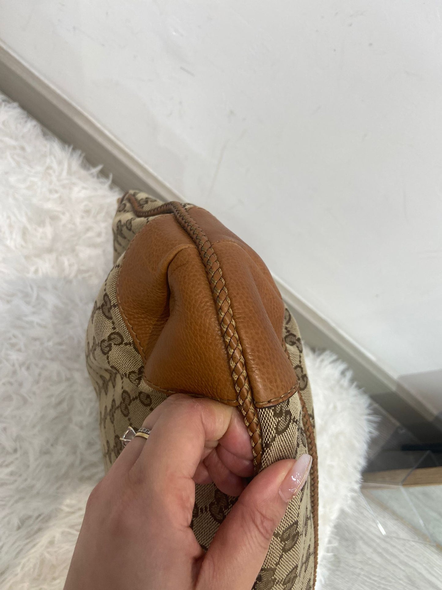 Gucci 流蘇 hobo bag