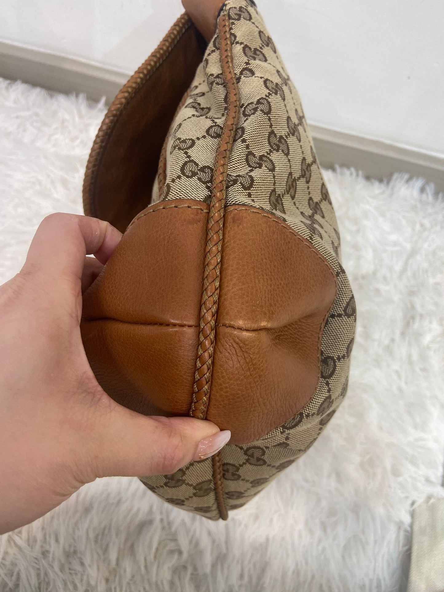 Gucci 流蘇 hobo bag