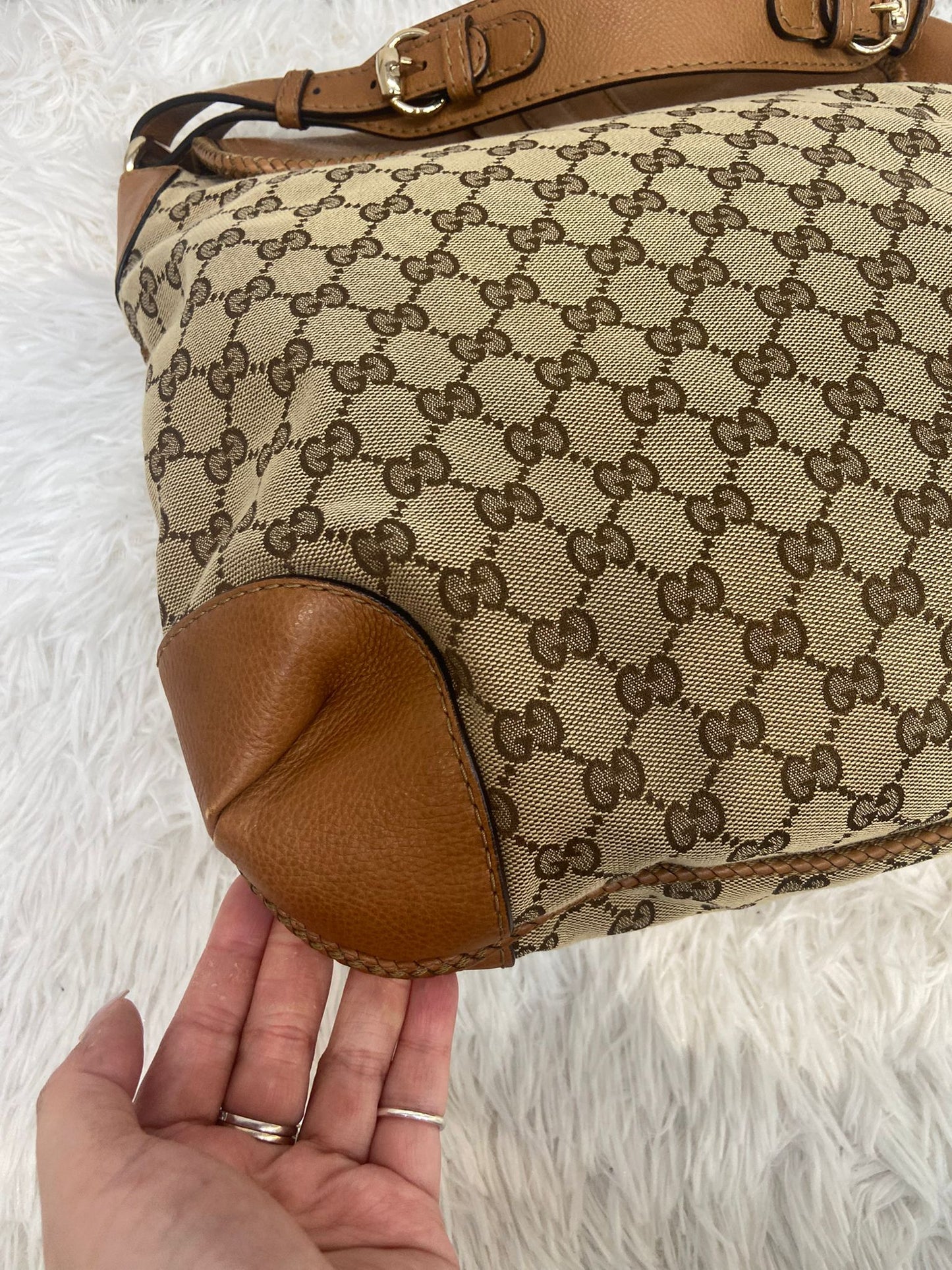 Gucci 流蘇 hobo bag