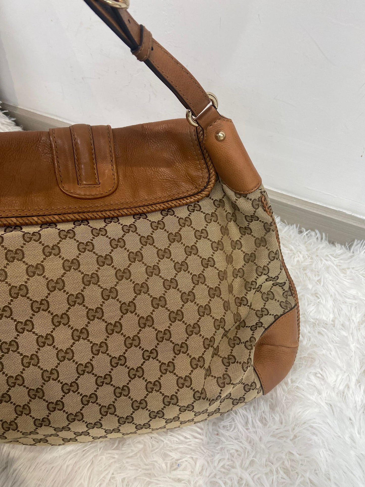 Gucci 流蘇 hobo bag