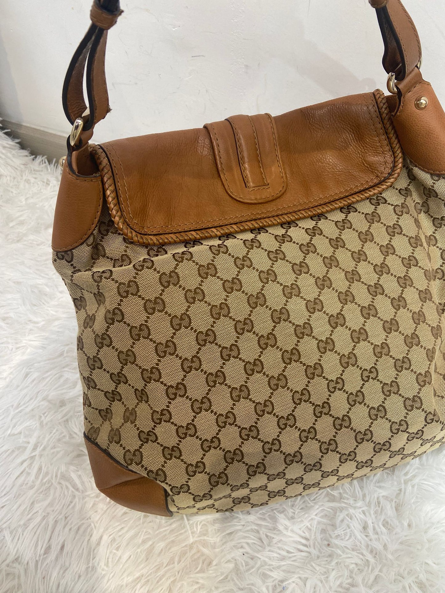 Gucci 流蘇 hobo bag