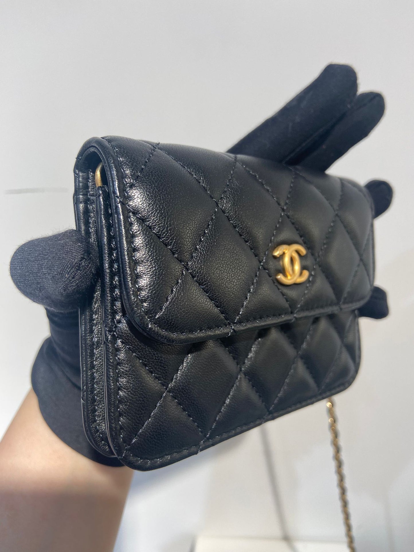 Chanel 小金球 腰鏈包