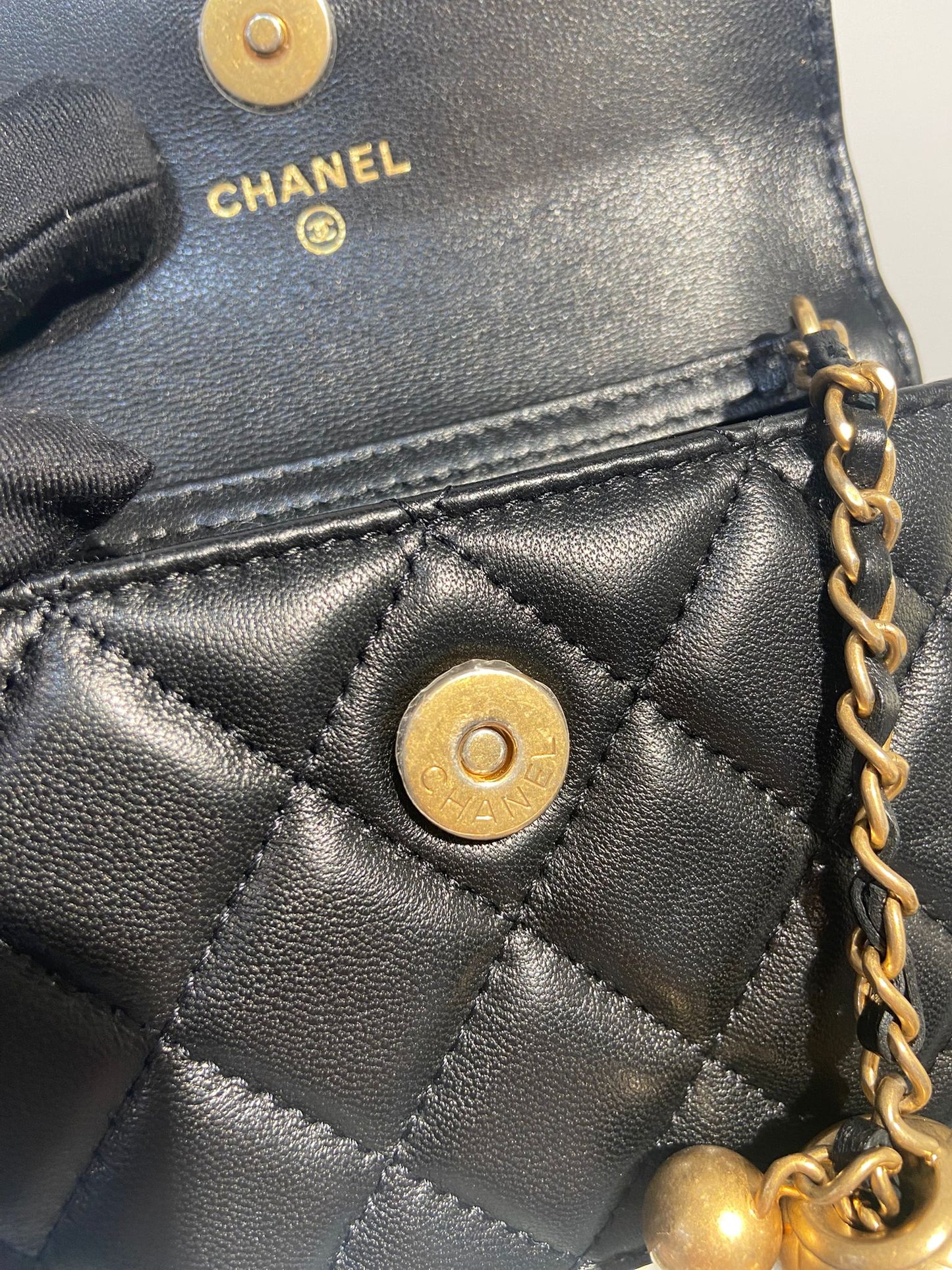 Chanel 小金球 腰鏈包