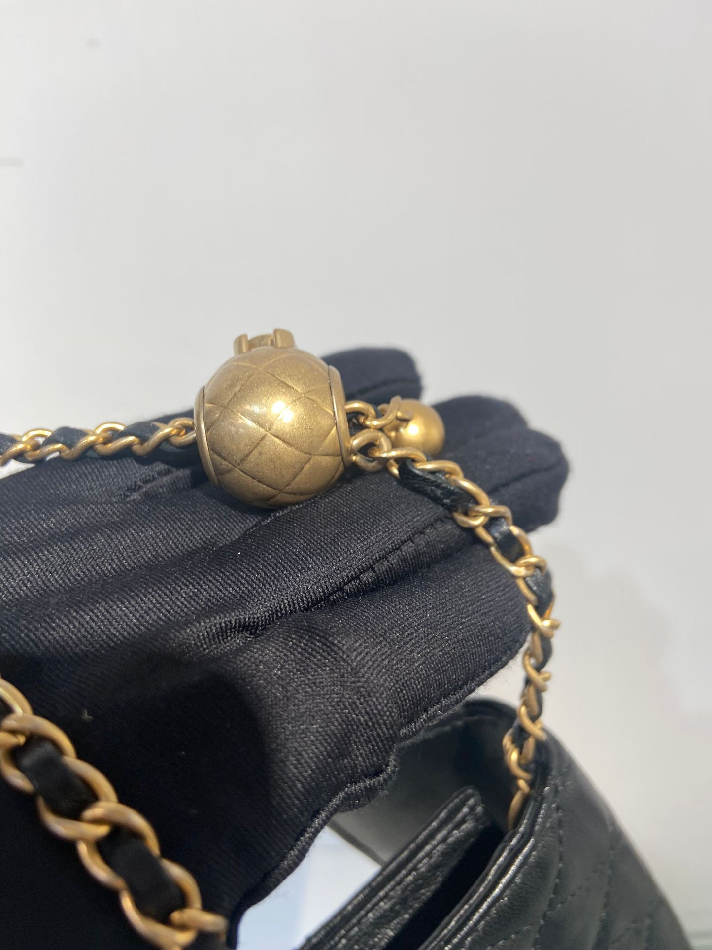 Chanel 小金球 腰鏈包