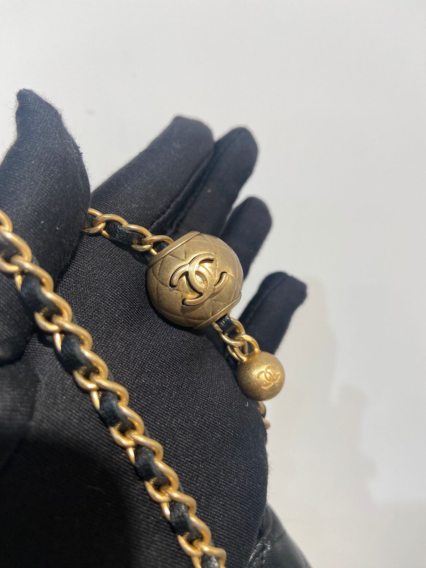 Chanel 小金球 腰鏈包