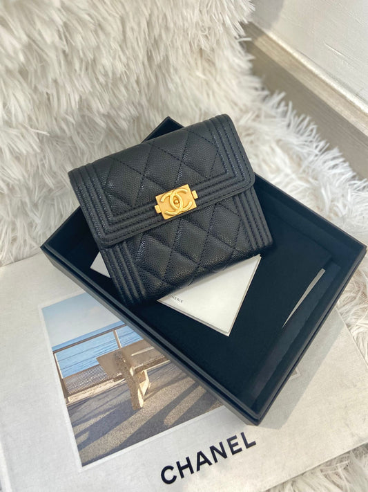 Chanel Boy flap wallet