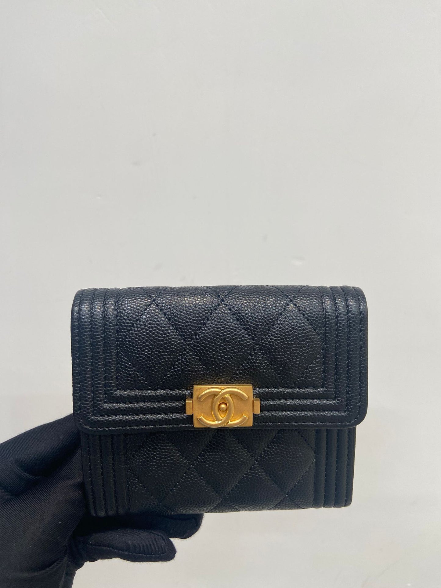 Chanel Boy flap wallet