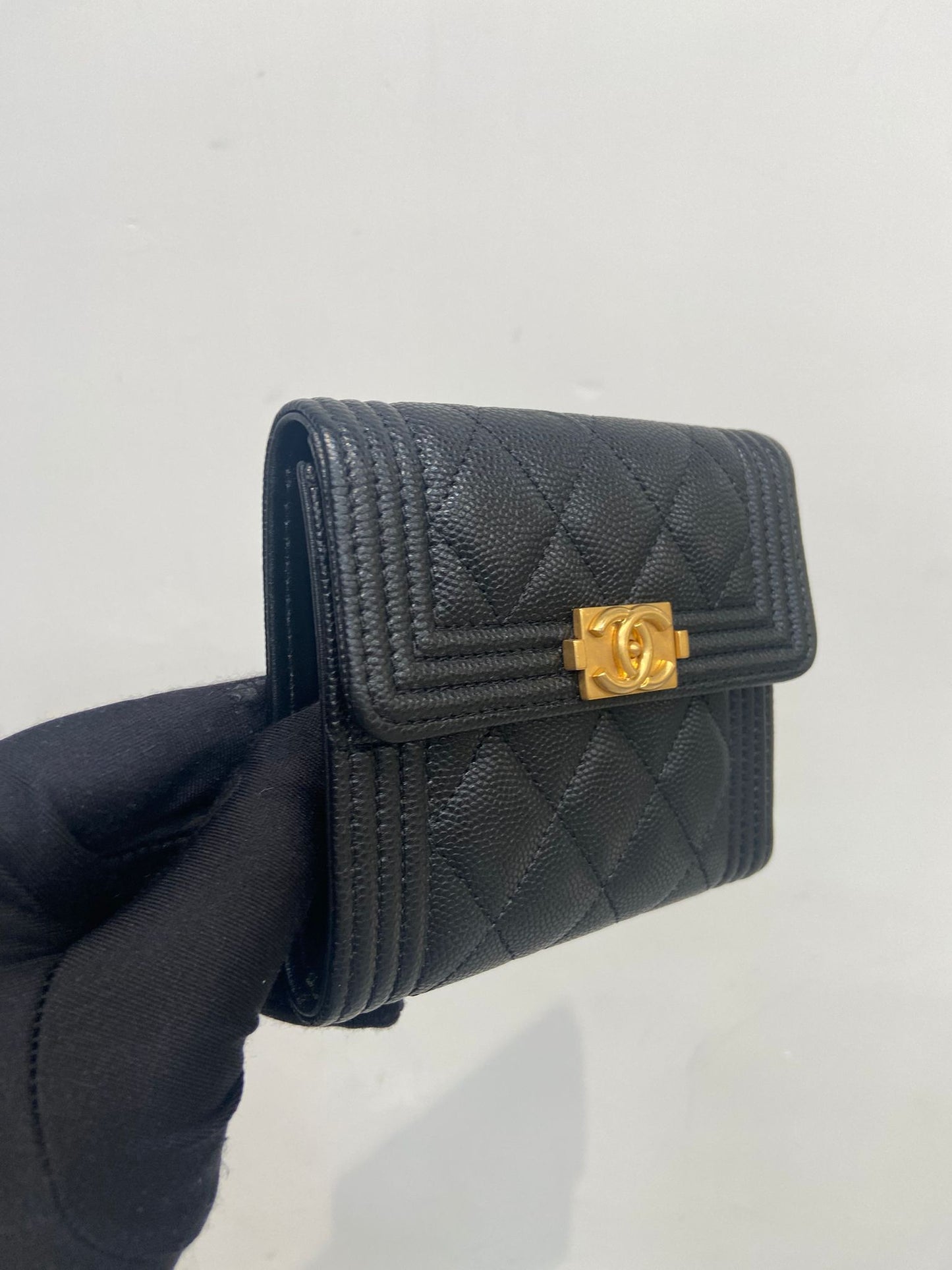 Chanel Boy flap wallet