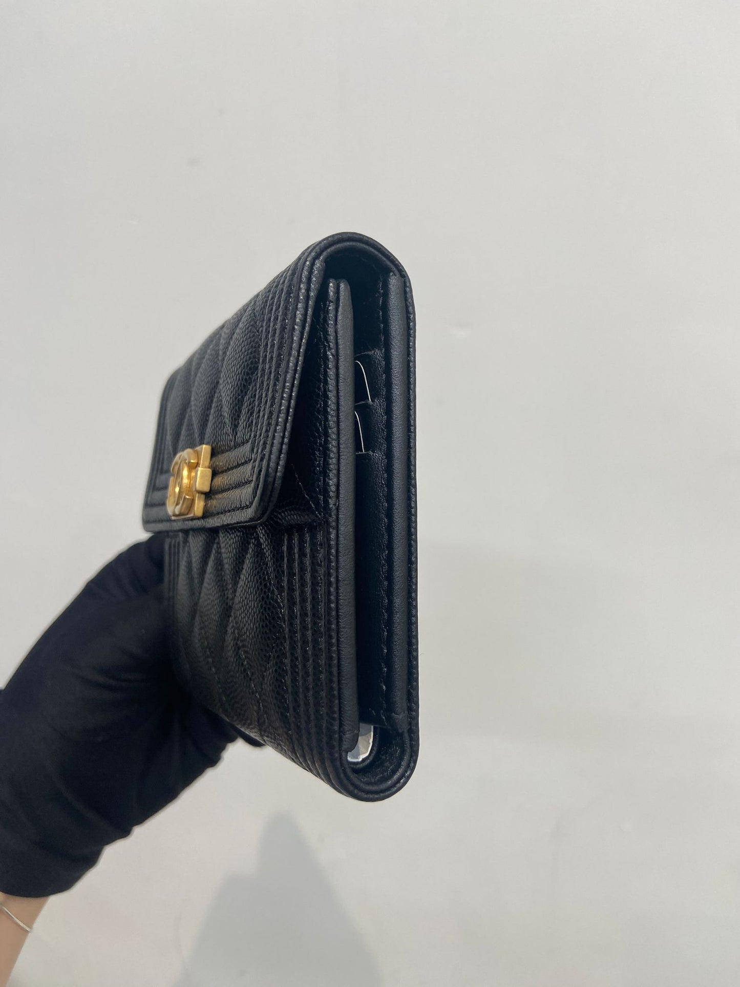 Chanel Boy flap wallet