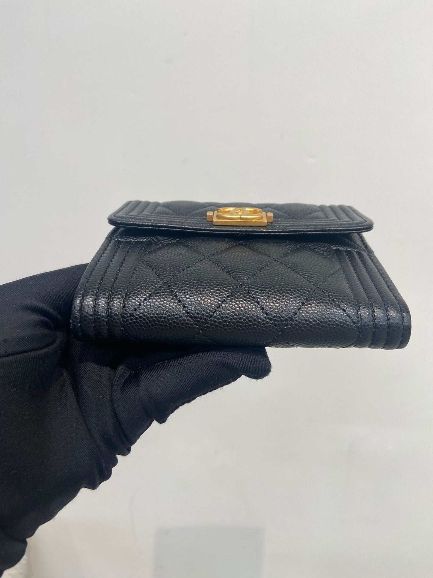 Chanel Boy flap wallet