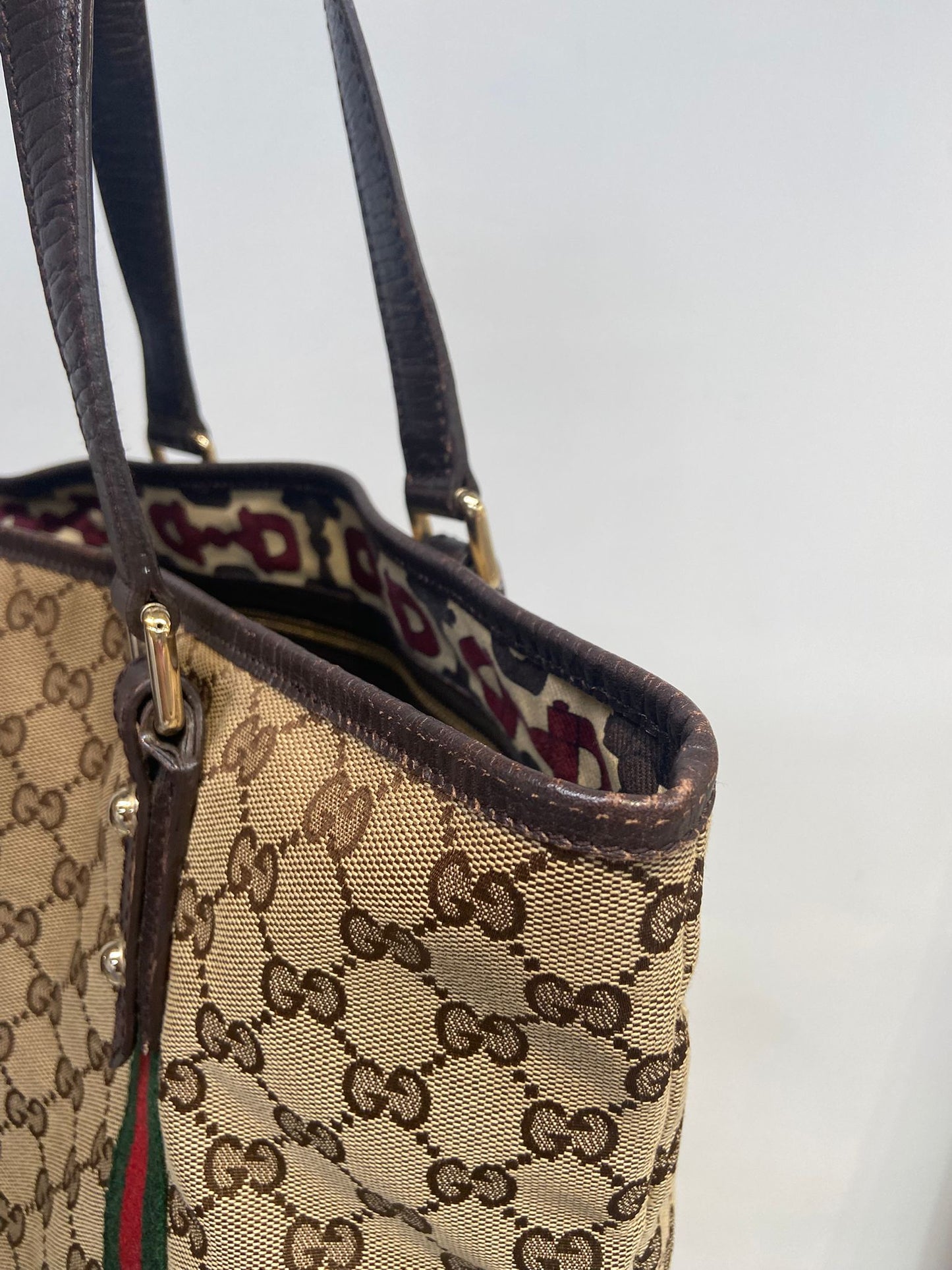 Gucci 老花tote bag