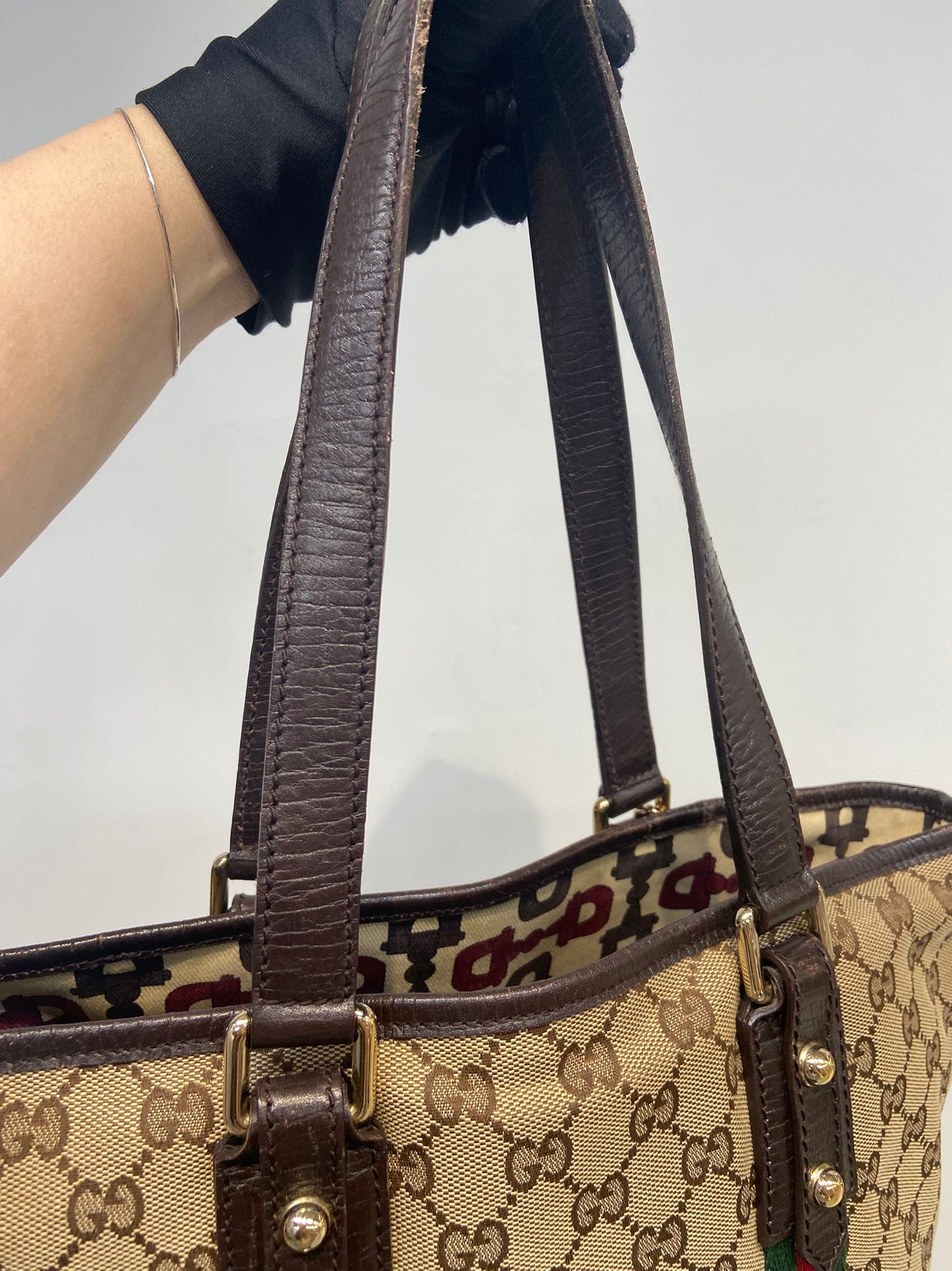Gucci 老花tote bag