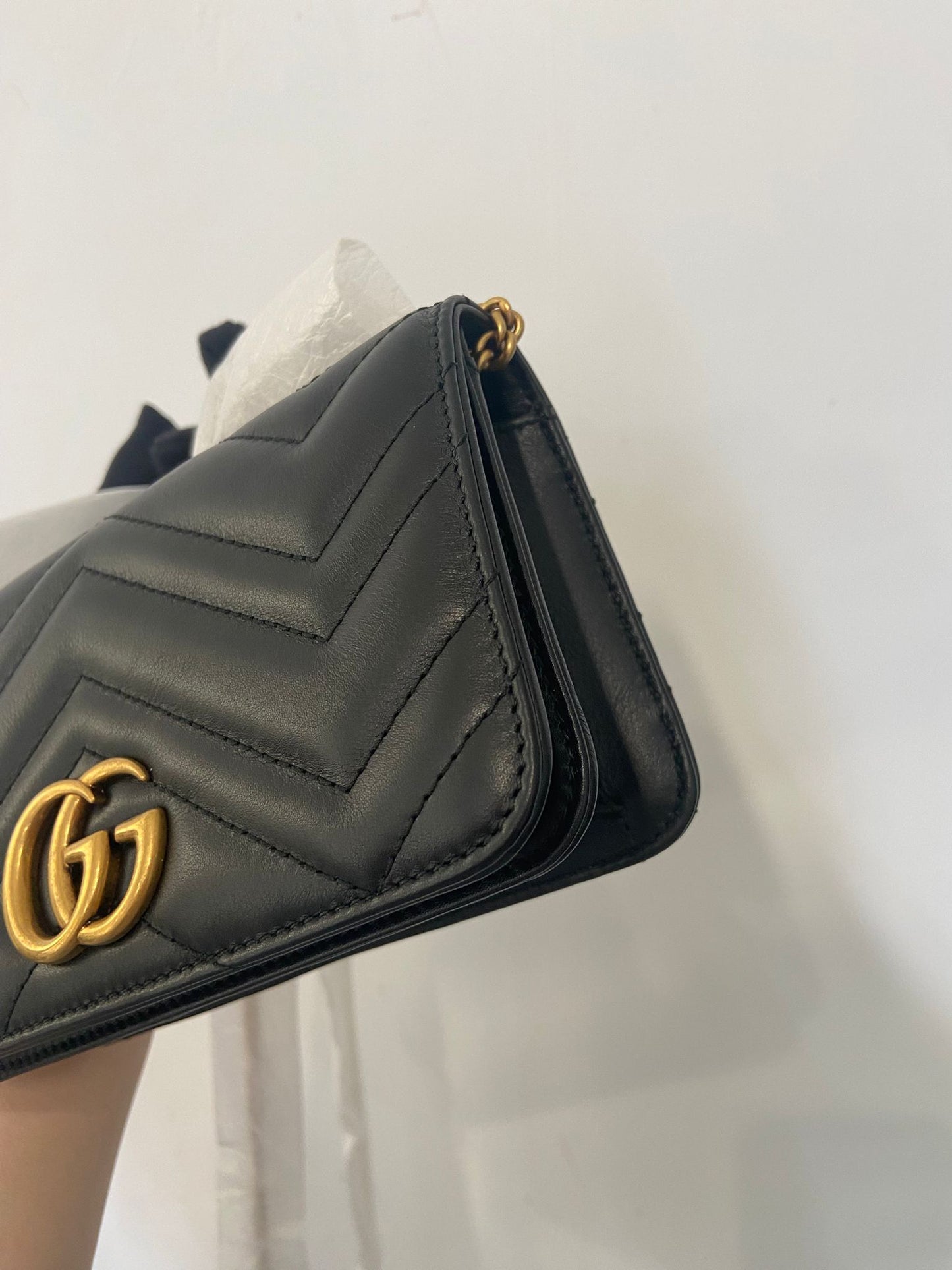 Gucci marmont chain bag