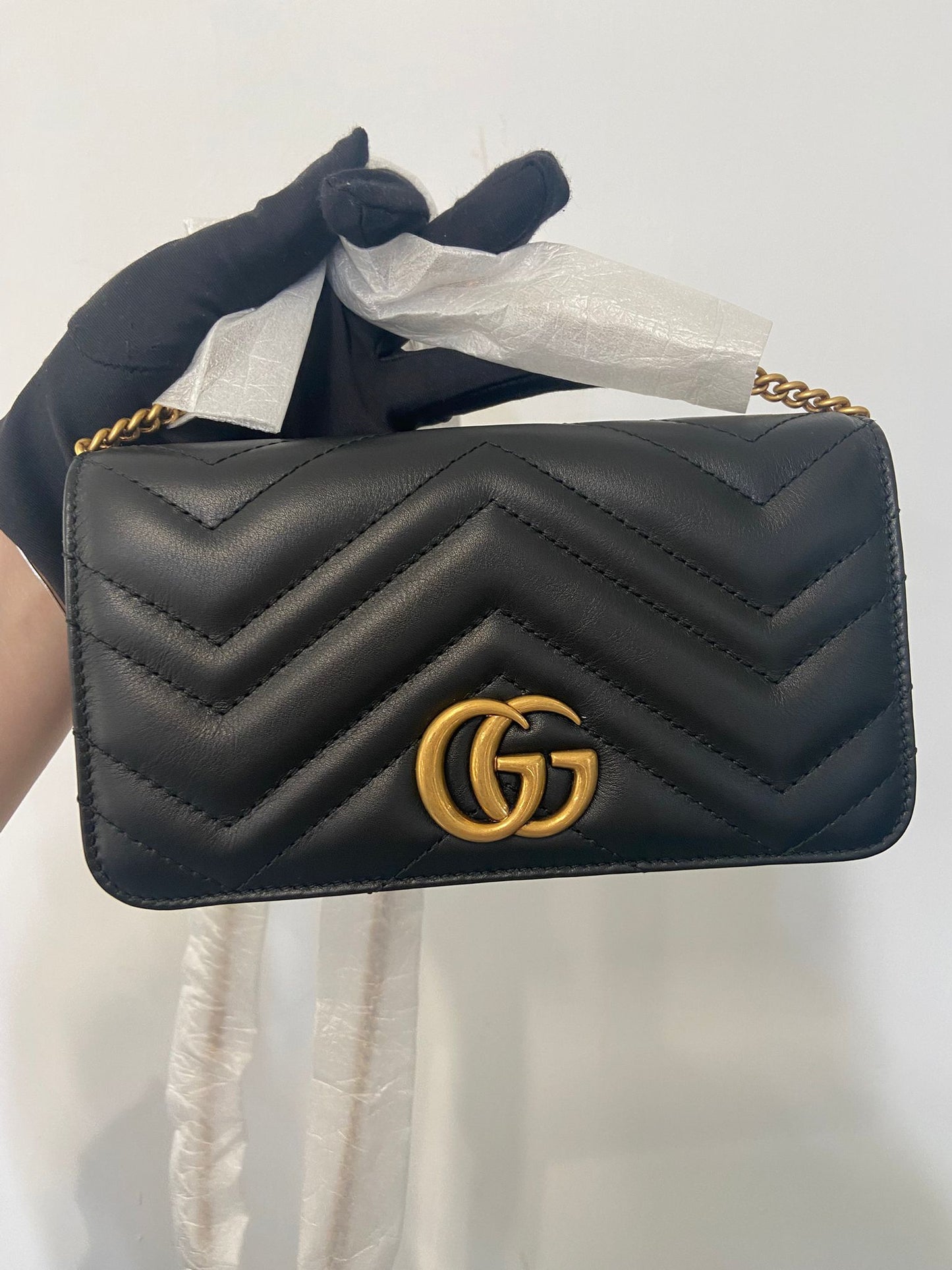 Gucci marmont chain bag