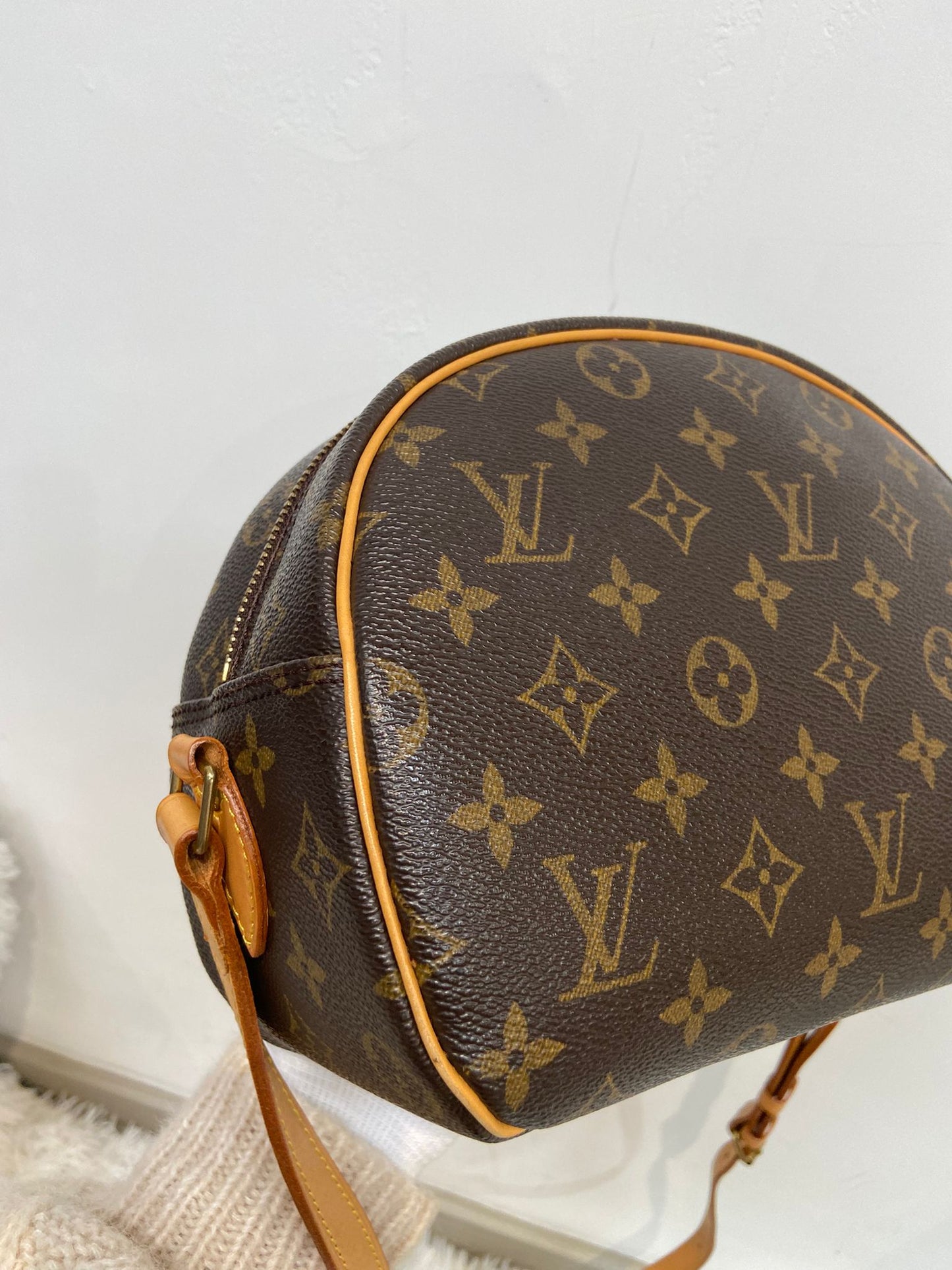 LV 老花 蘋果包