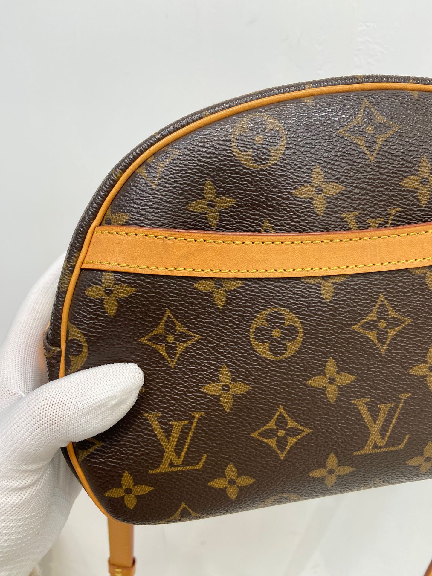 LV 老花 蘋果包