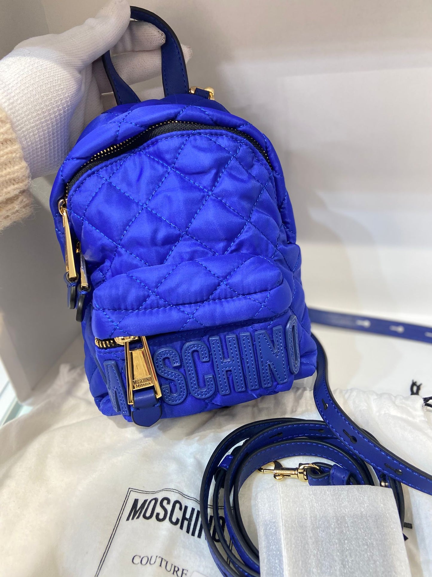 Moschino mini backpack