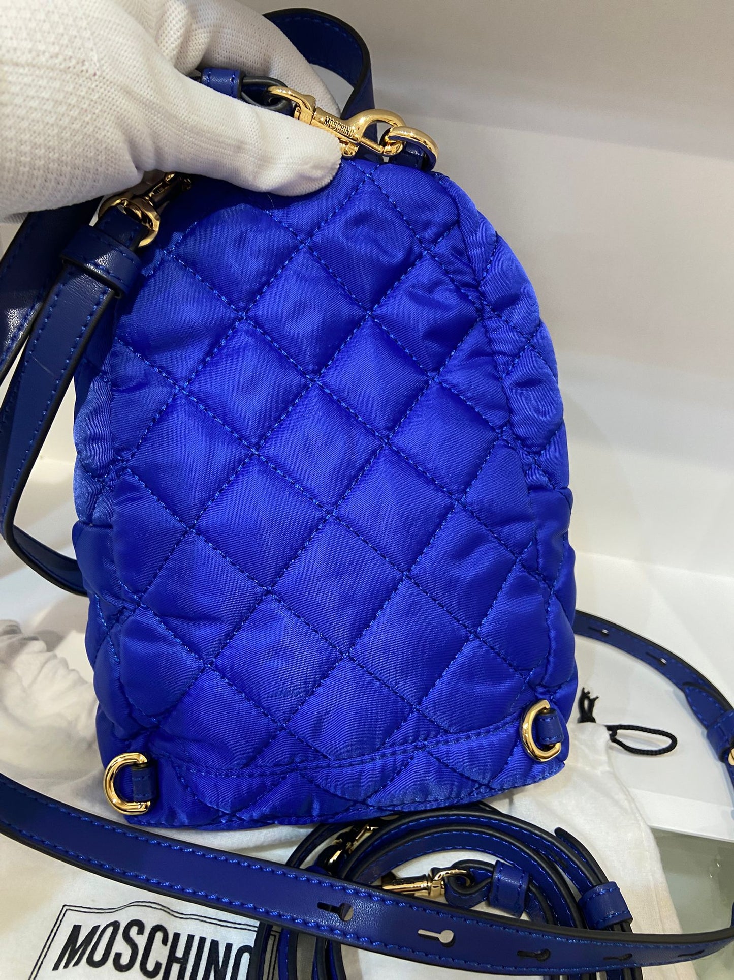 Moschino mini backpack