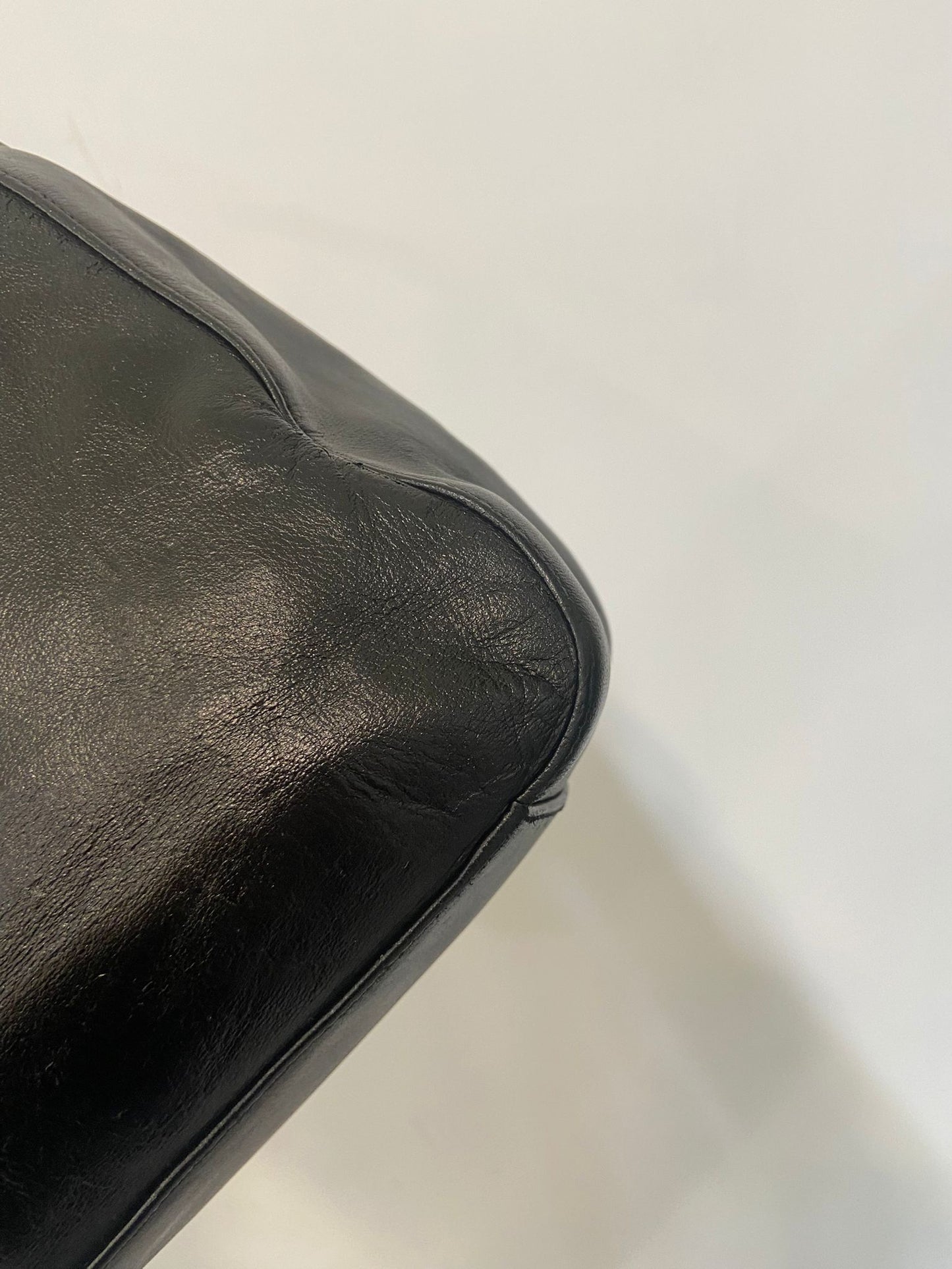 Prada plastic handle hobo bag
