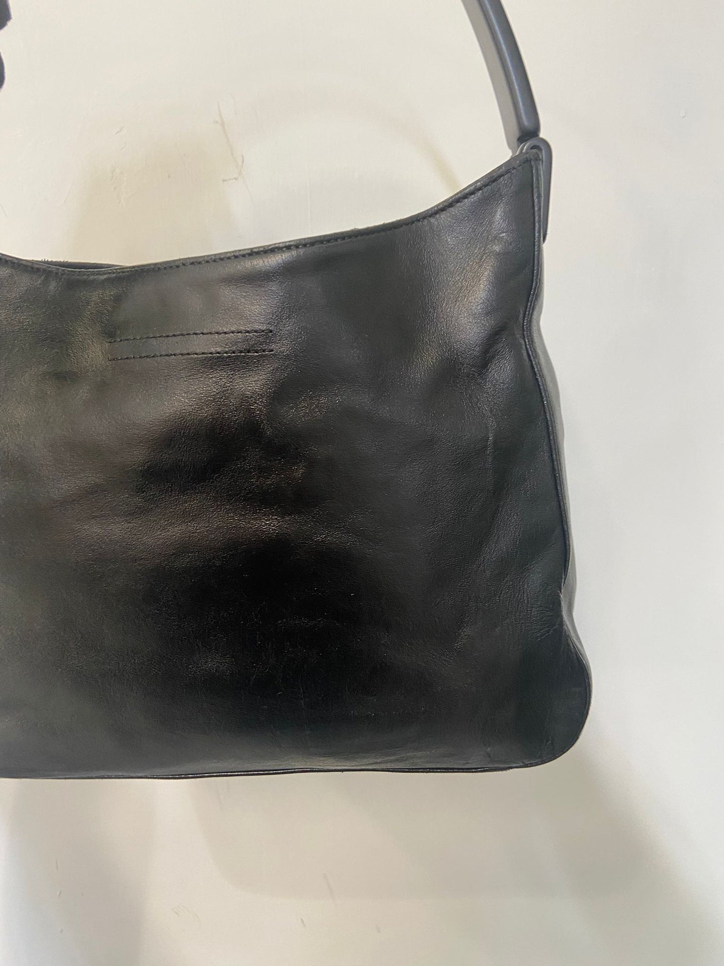 Prada plastic handle hobo bag