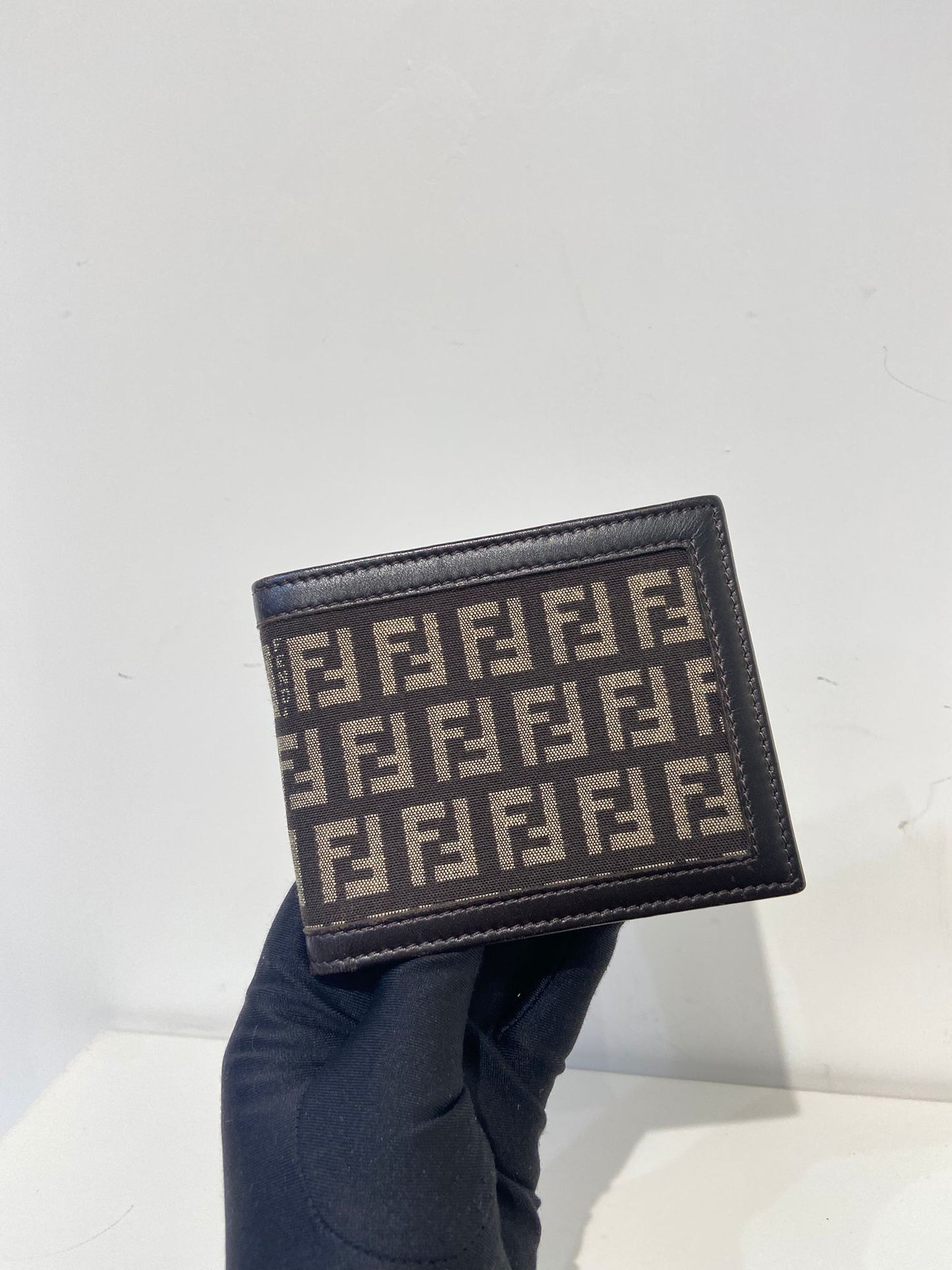 Fendi wallet FF monogram 兩摺銀包