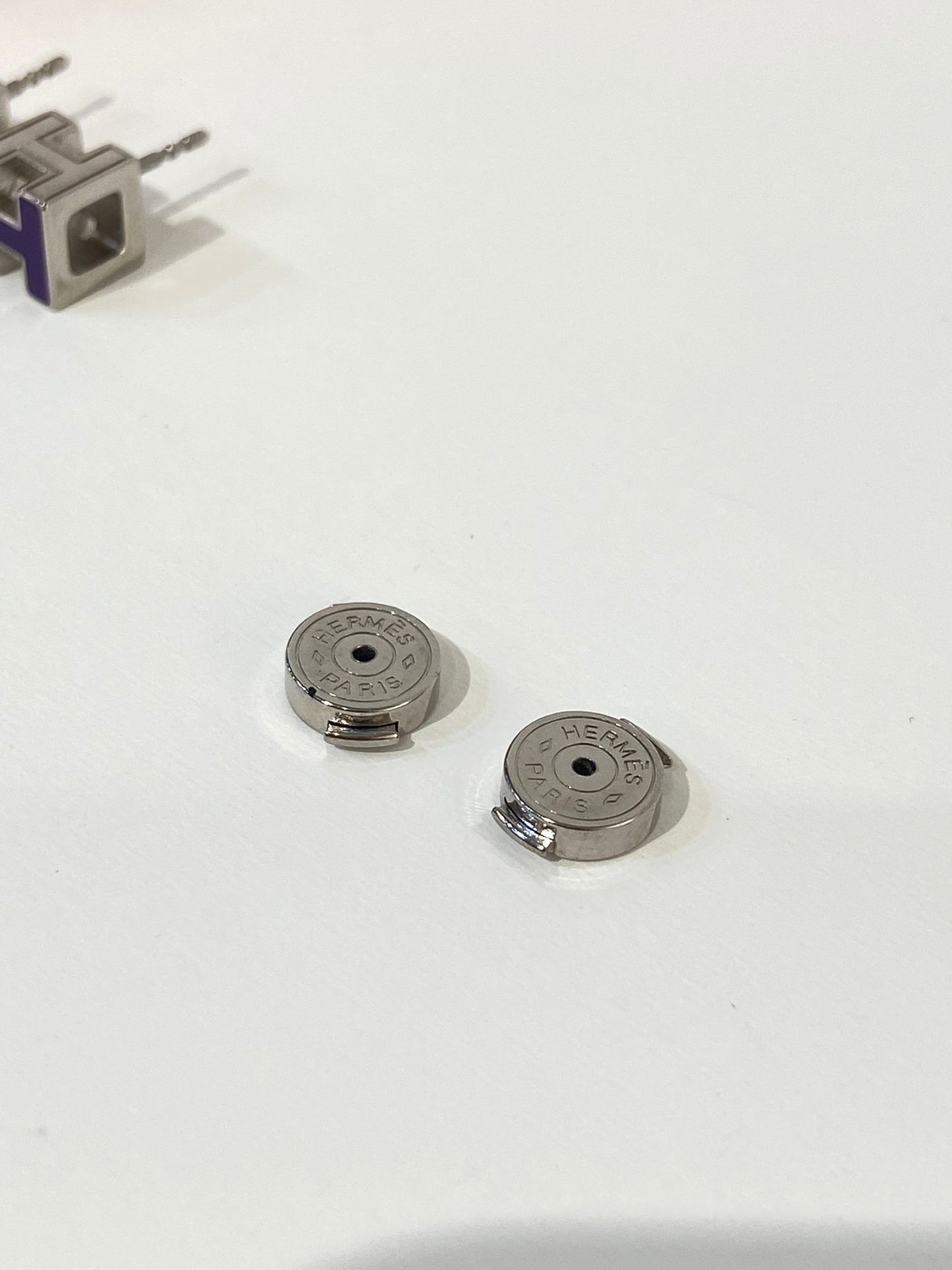 Hermes Cube H earrings