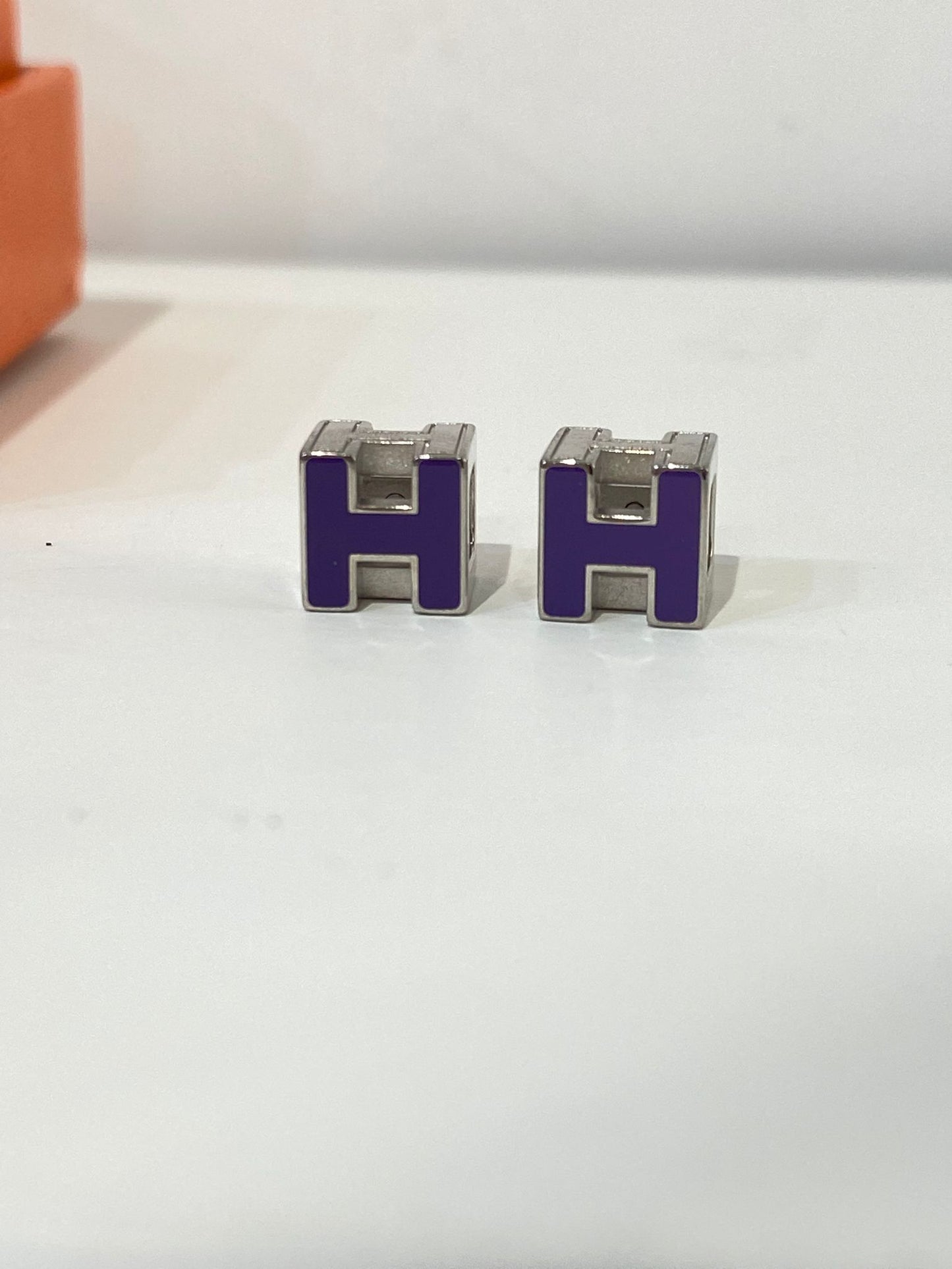 Hermes Cube H earrings
