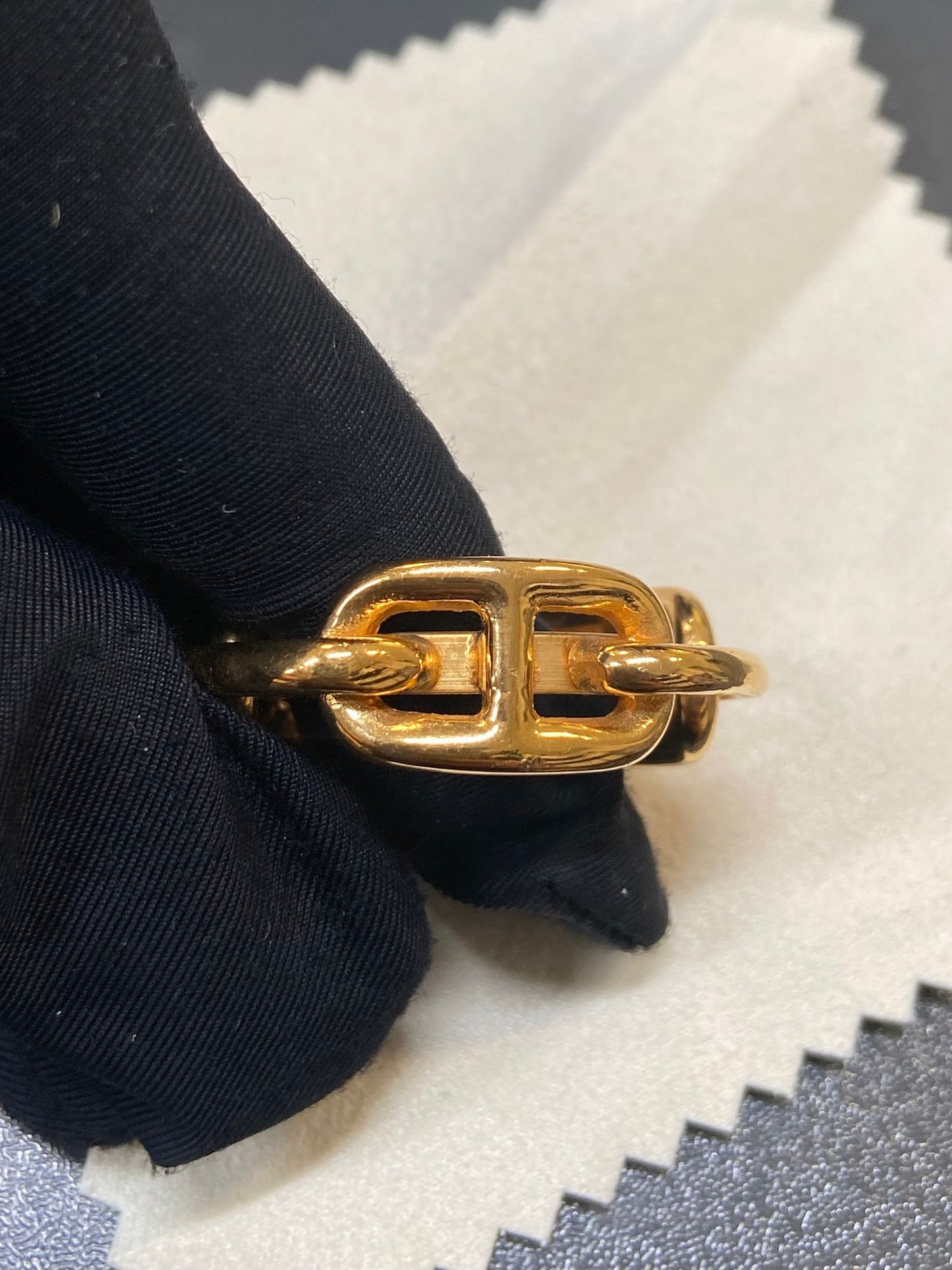 Hermes Chaine d'Ancre scarf ring
