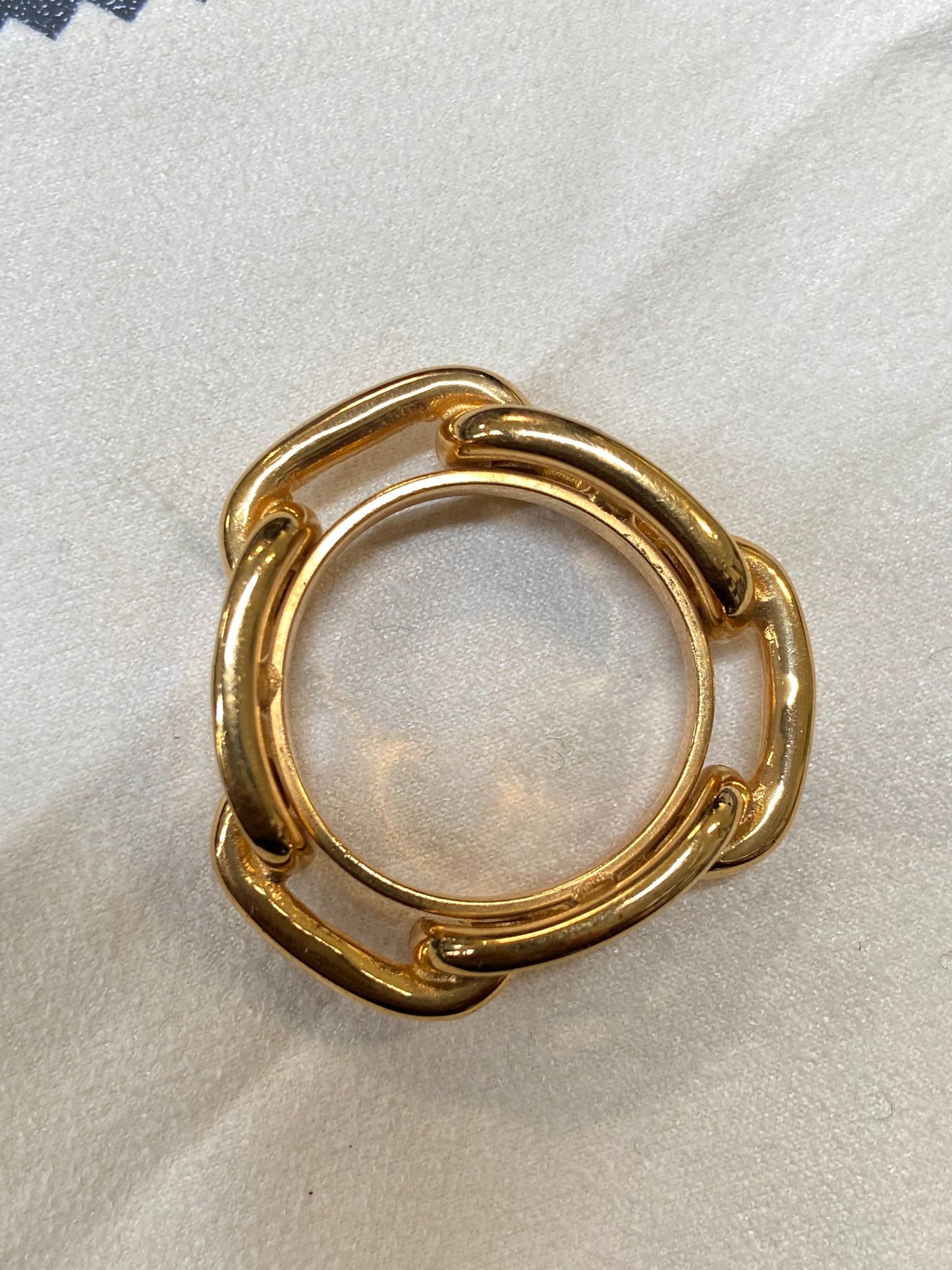 Hermes Chaine d'Ancre scarf ring