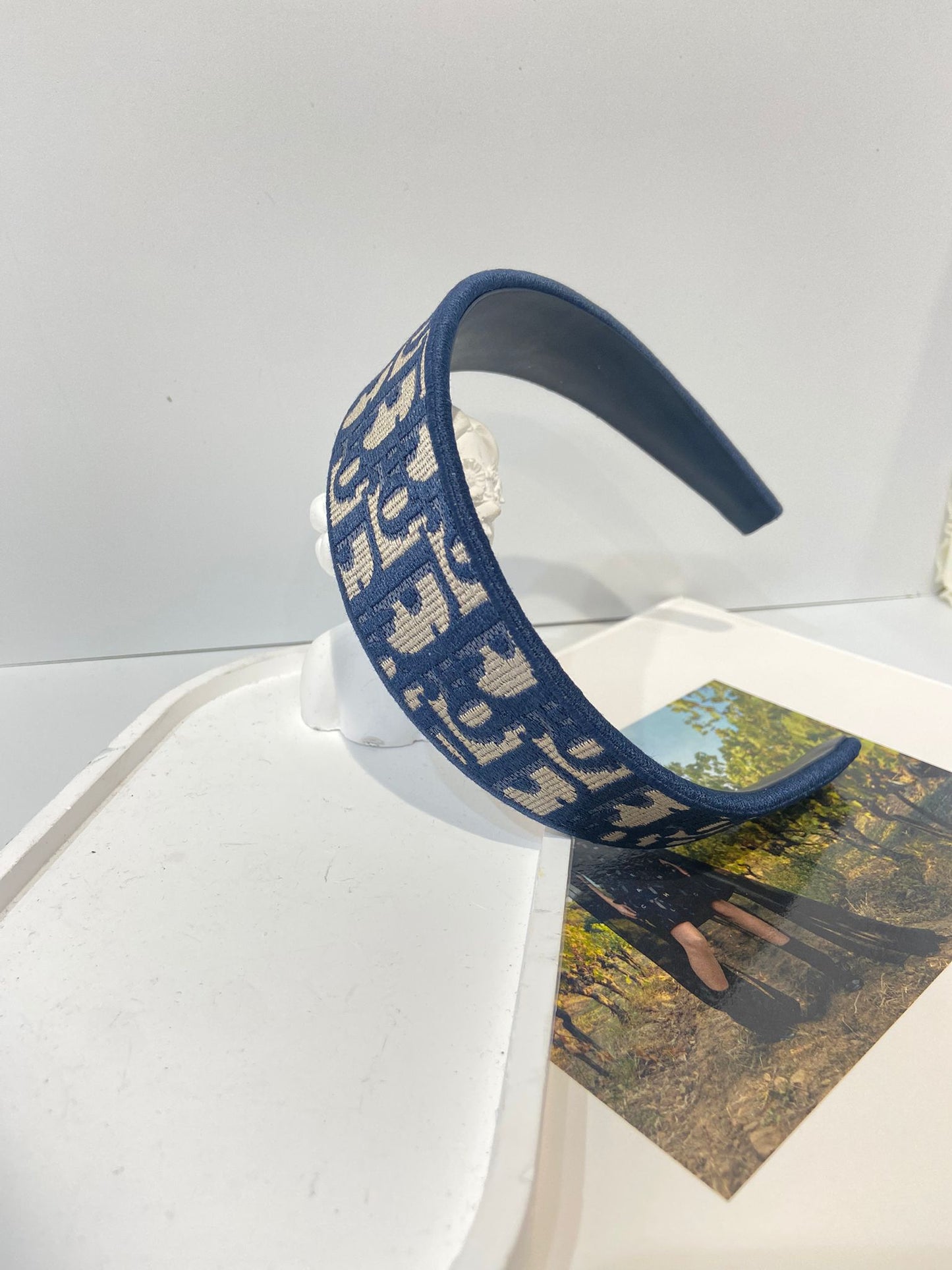 Dior hairband monogram