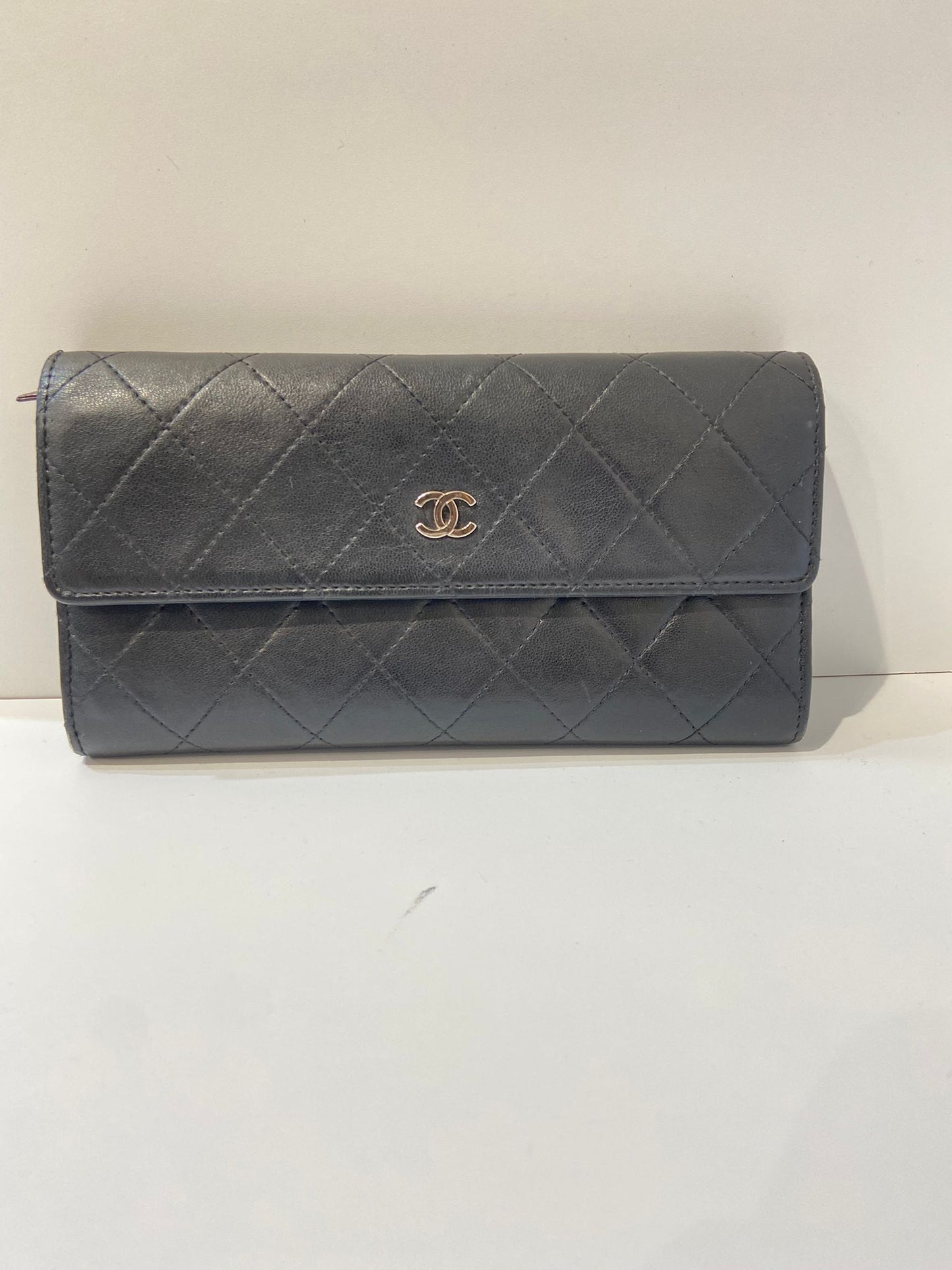 Chanel flap long wallet