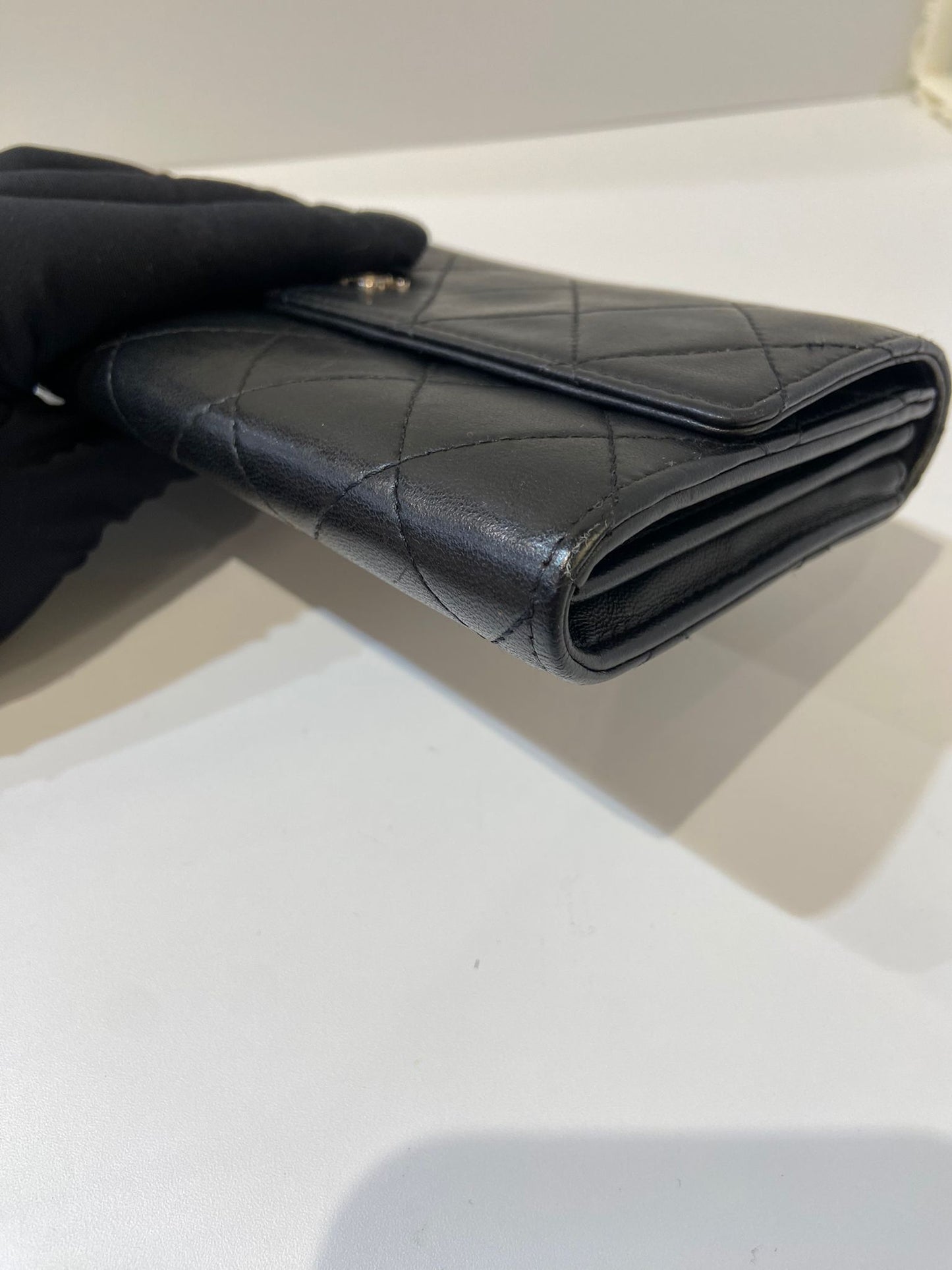 Chanel flap long wallet