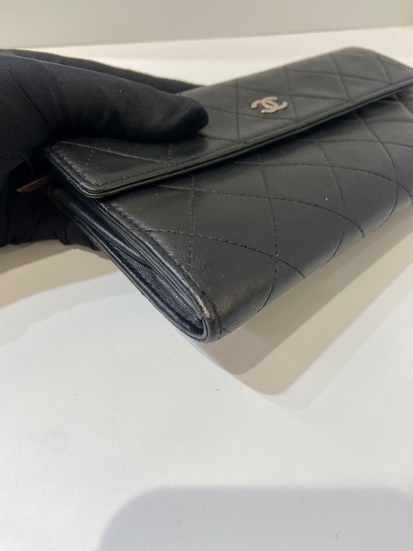 Chanel flap long wallet