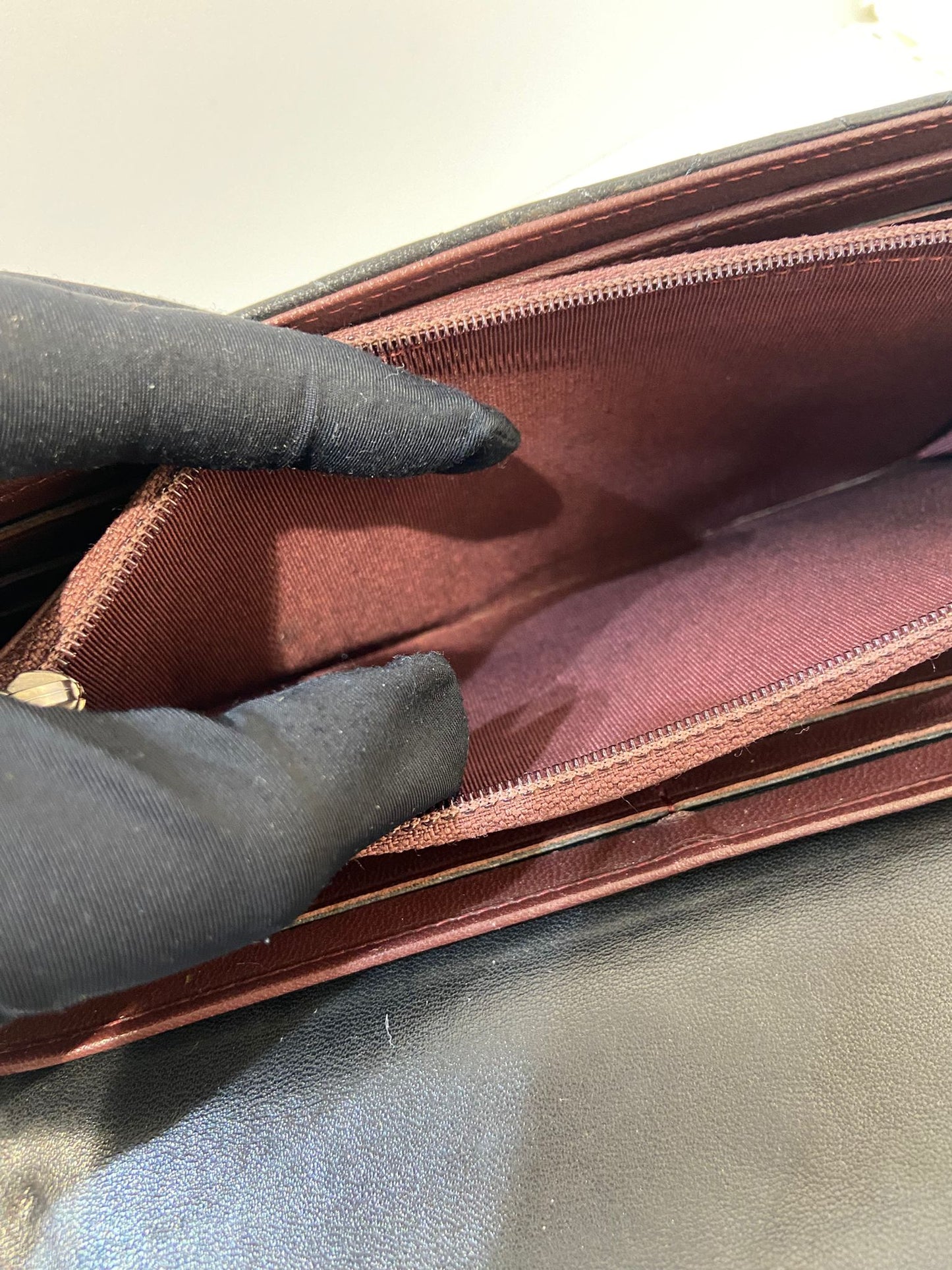 Chanel flap long wallet