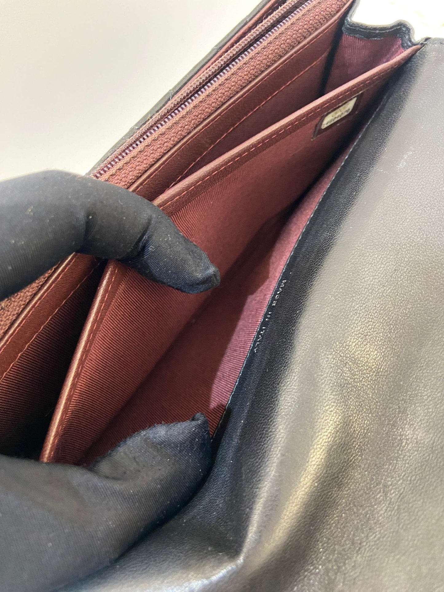 Chanel flap long wallet