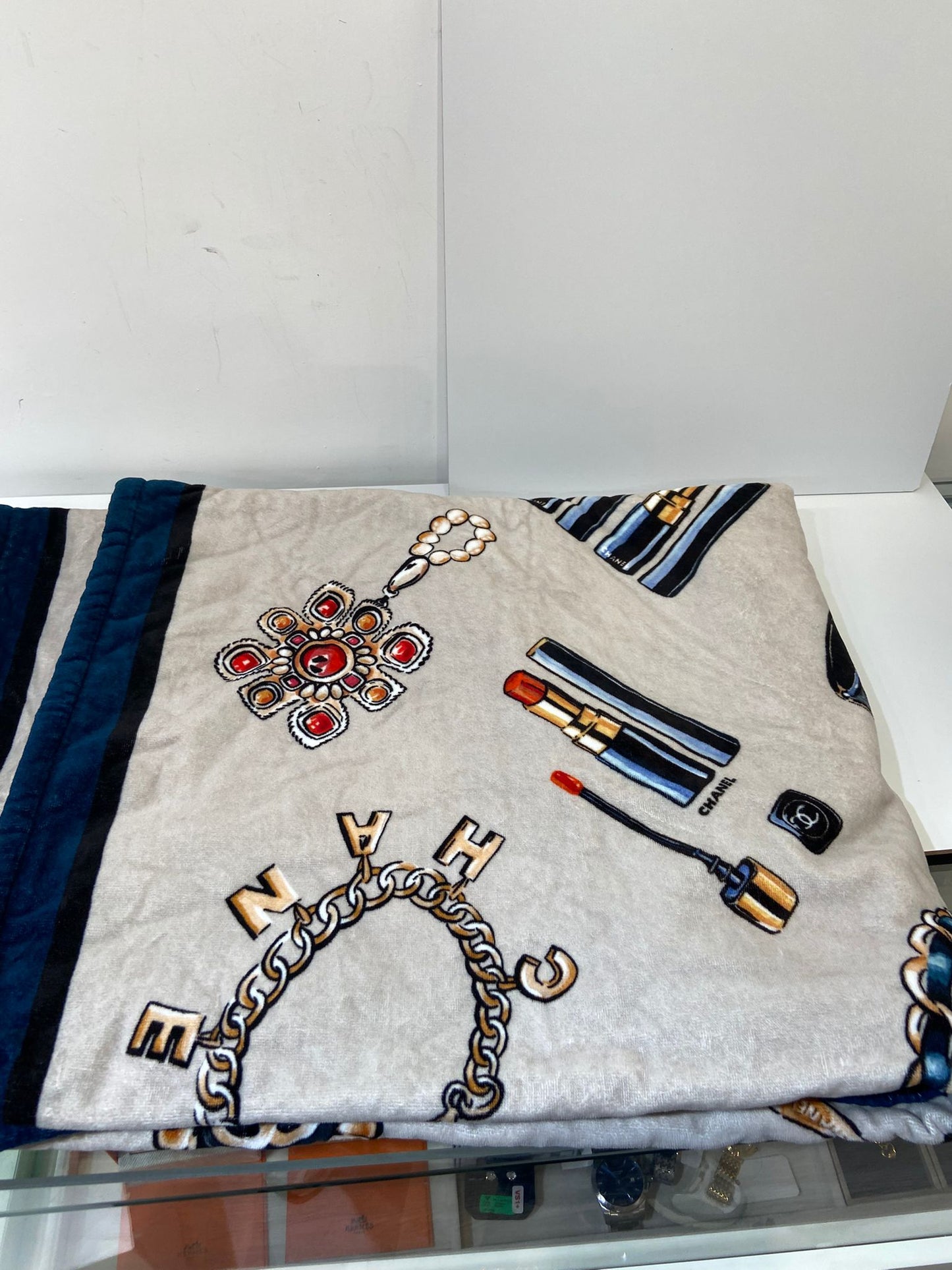 CHANEL beach set towel and bag