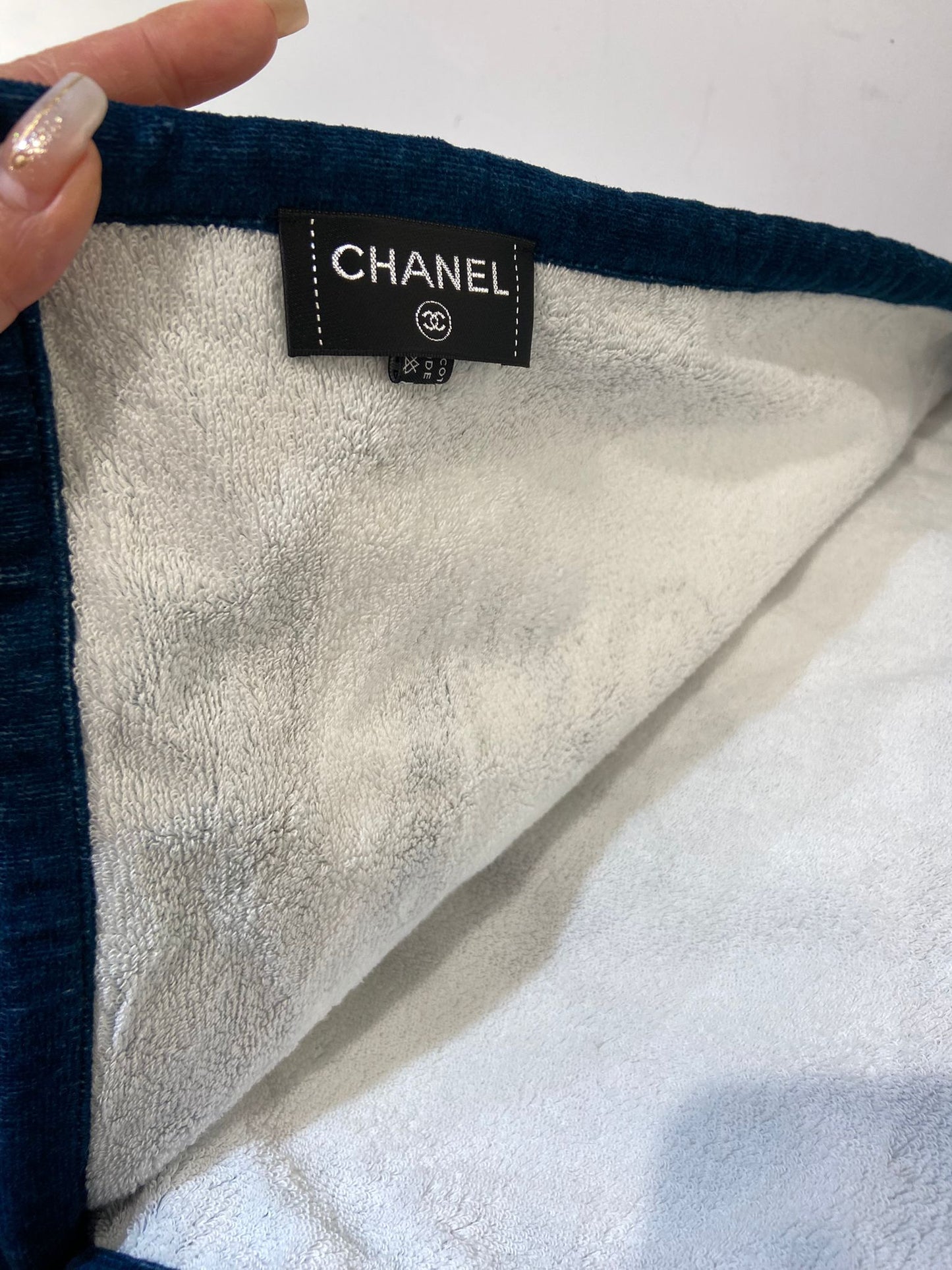 CHANEL beach set towel and bag