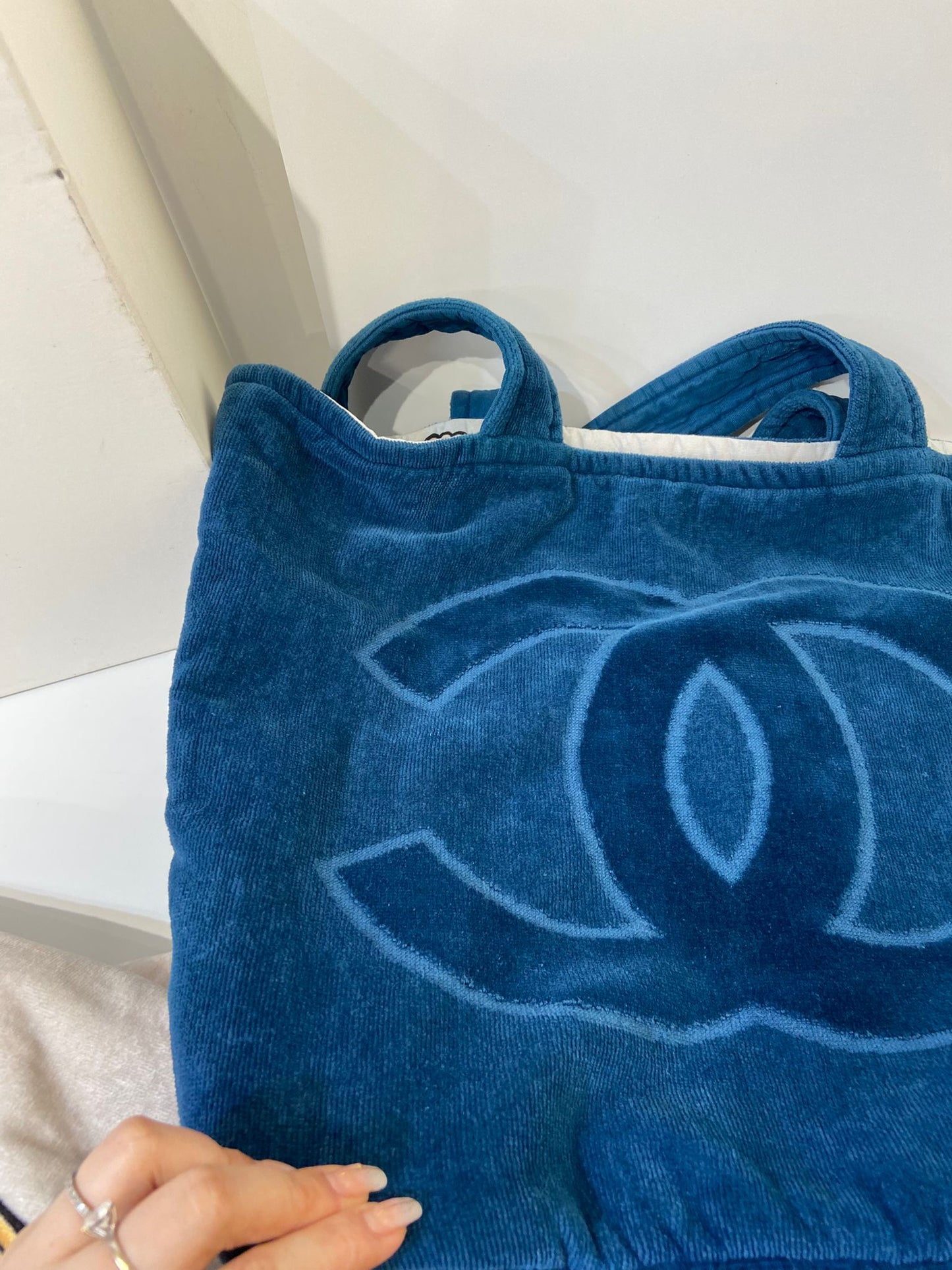 CHANEL beach set towel and bag