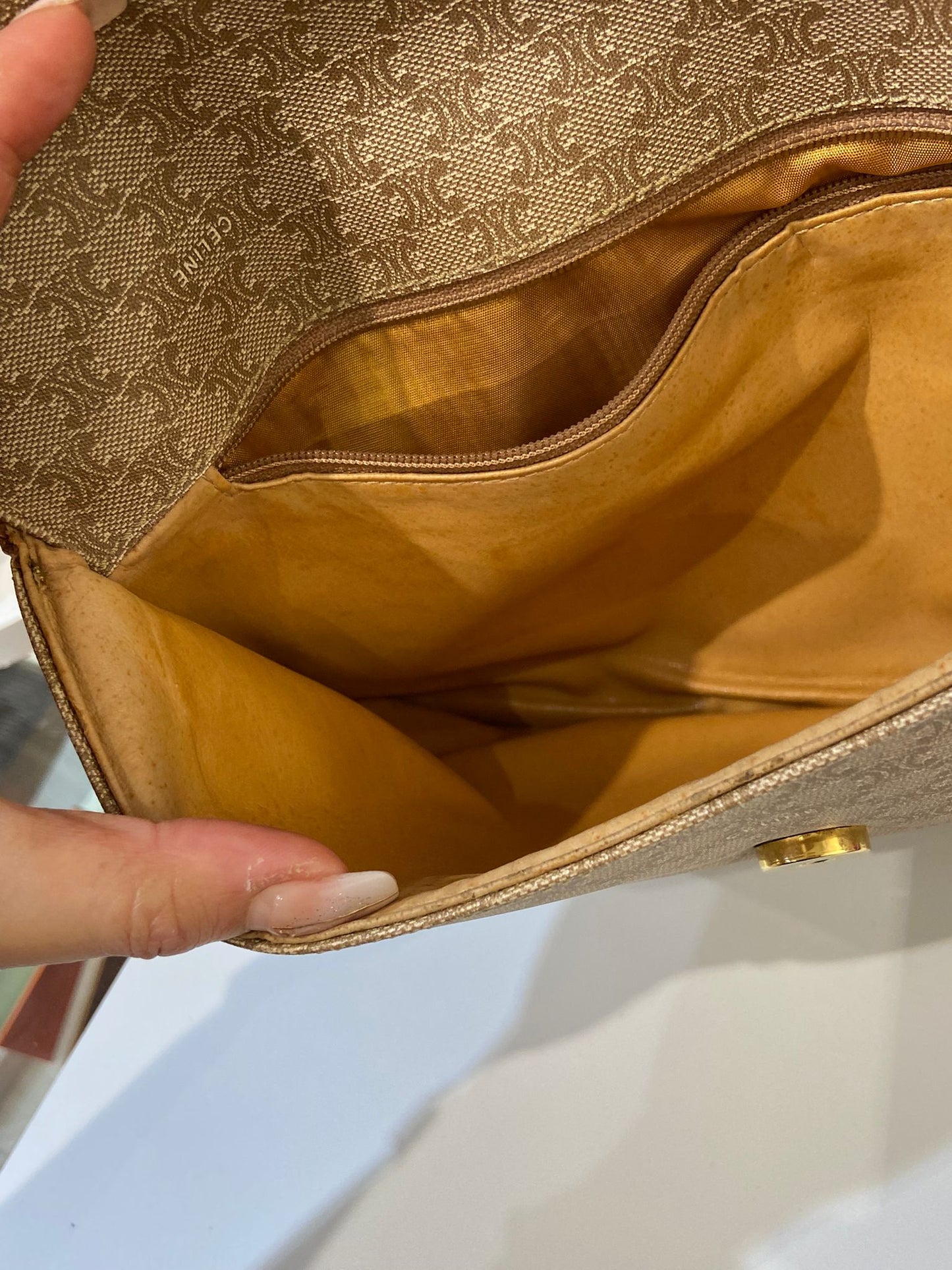 Celine vintage macadam envelope bag