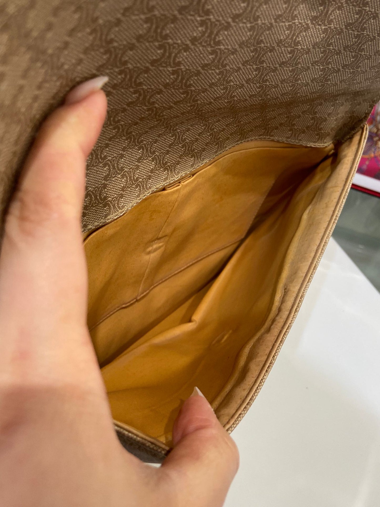 Celine vintage macadam envelope bag