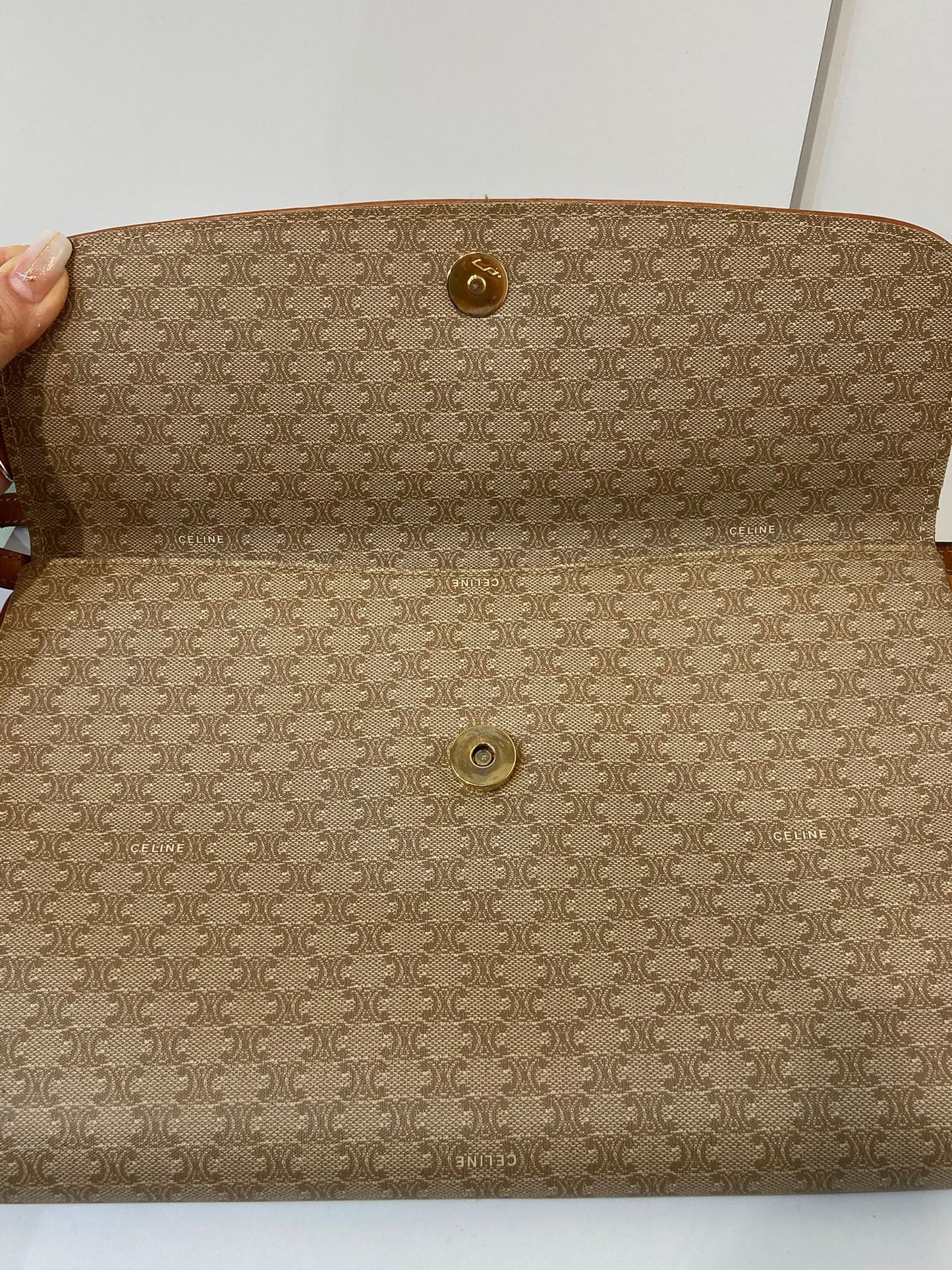 Celine vintage macadam envelope bag